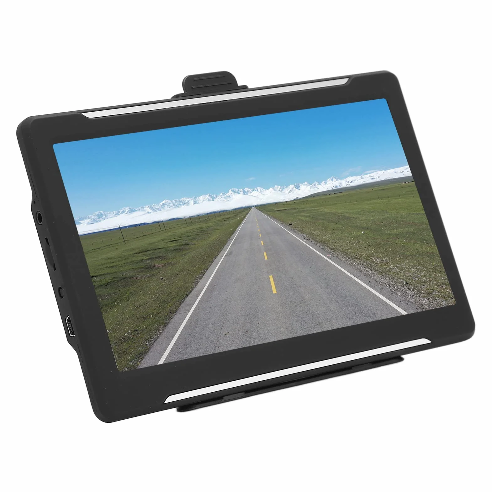 Nawigacja GPS do samochodu, 7-calowy ekran 8 GB 256 MB WIFI GPS Navigator 180 W 1024X600 HD Łatwy do zobaczenia w trybie offline GPS samochodowy z przewodnikiem głosowym, system ostrzegawczy