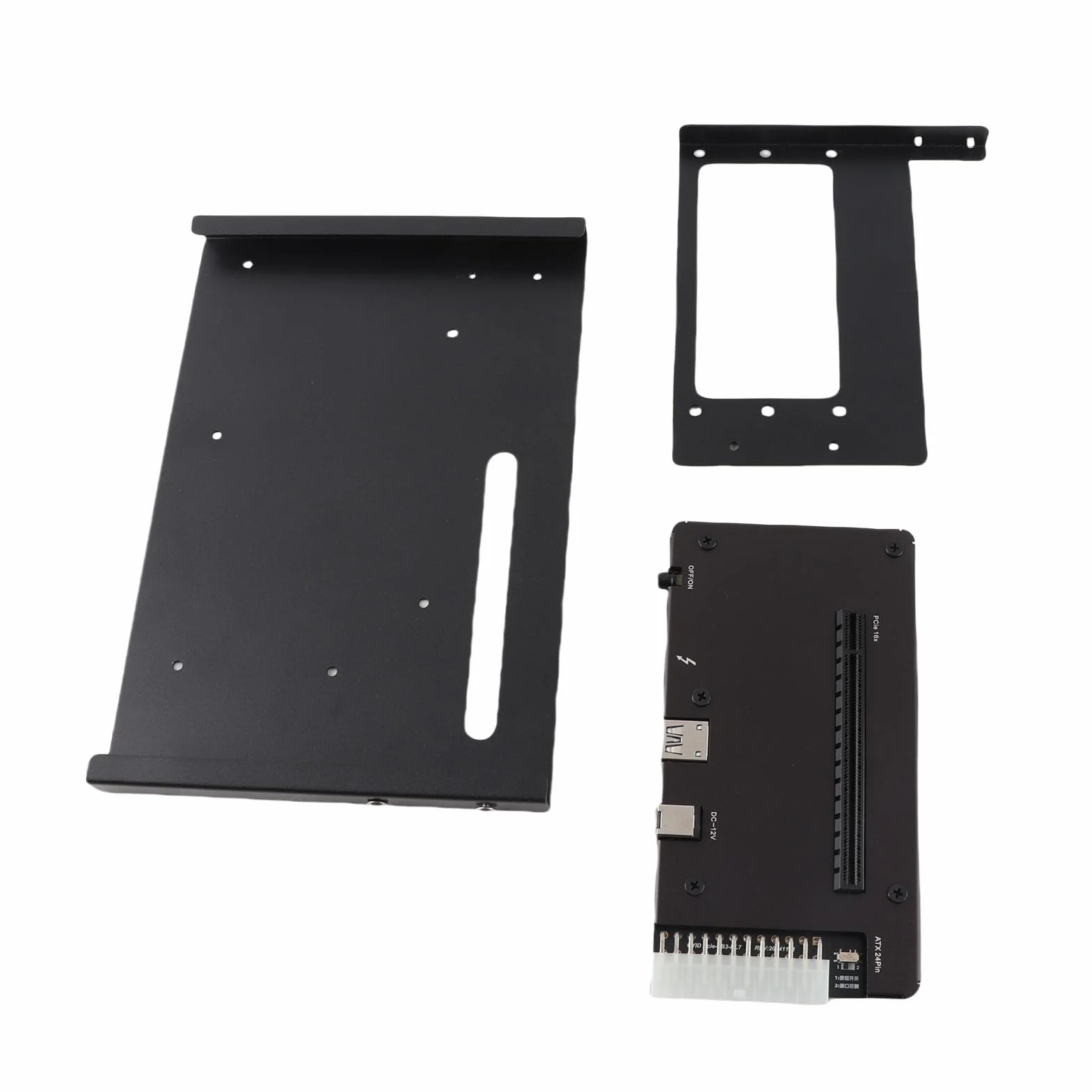 Naroote Stacja Dokująca Karty Graficznej, Zewnętrzna Stacja Dokująca GPU, z Gniazdem PCIE 16X dla 3 4 USB4, Pasująca do Karty Dźwiękowej PCIE SSD Serii RX 10G NIC