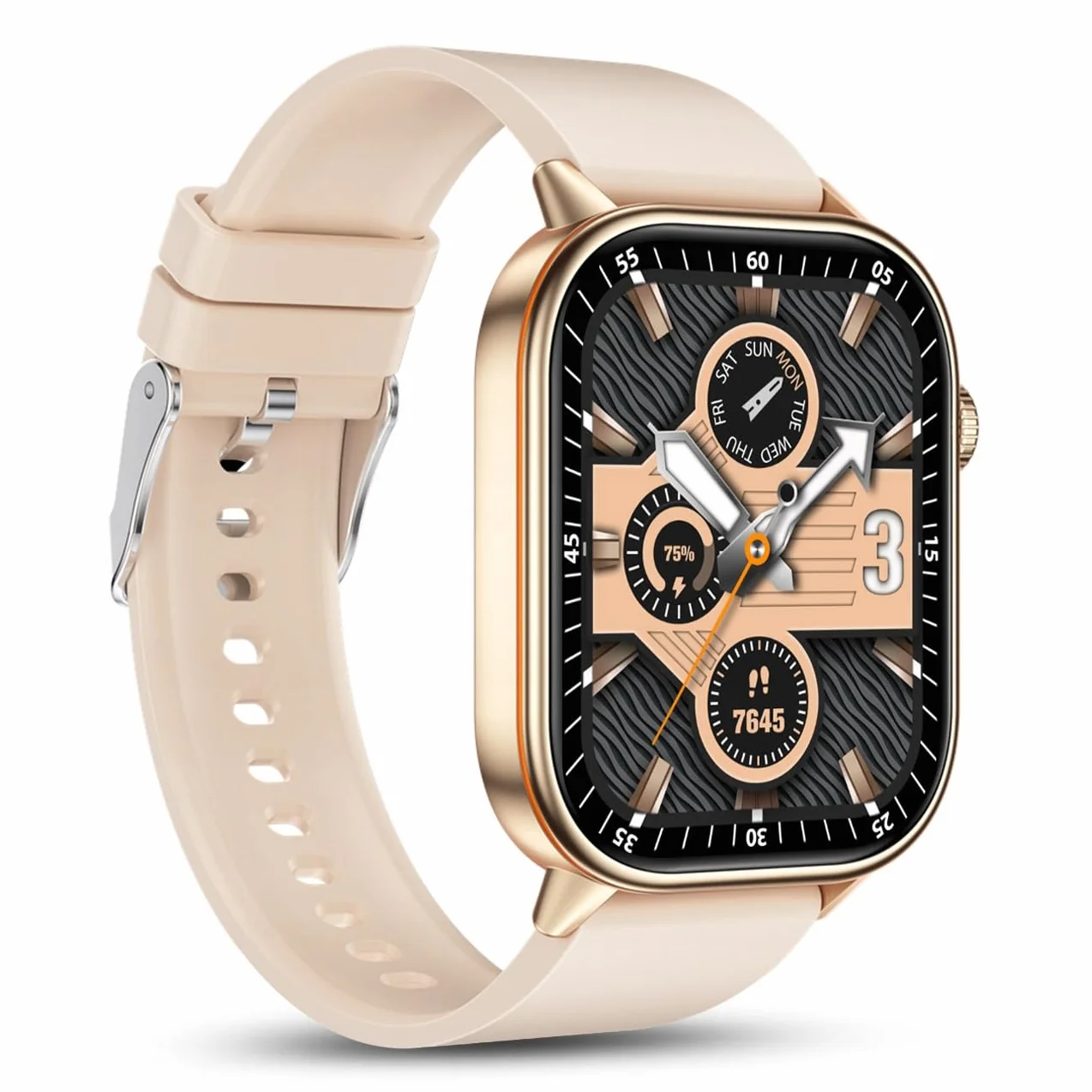 Smartwatch Zegarek Damski GPS Wodoodporny Rozmowy Sport Tętno Polskie Menu