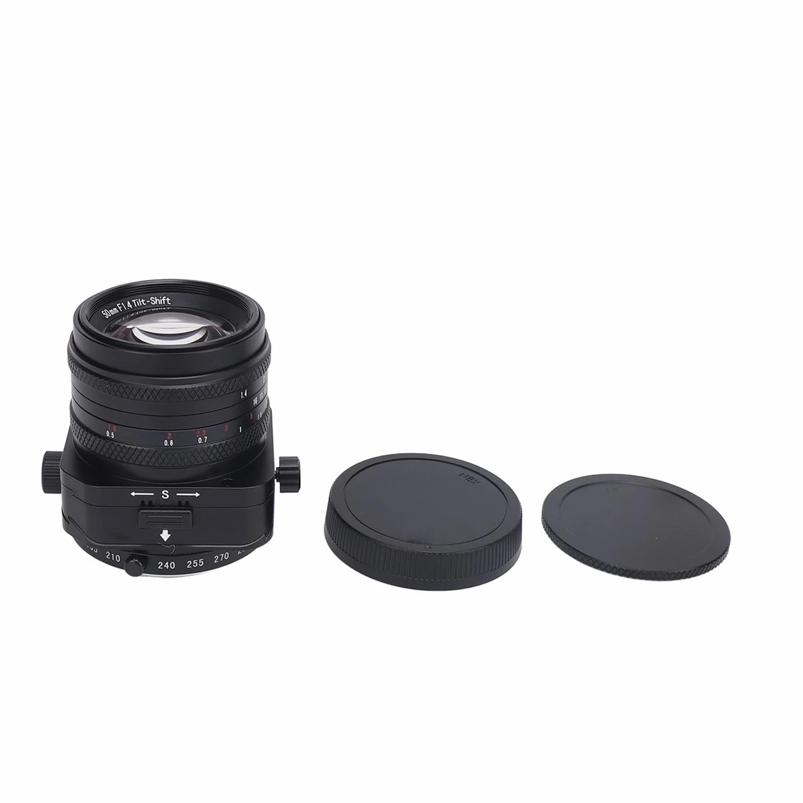 Obiektyw Aparatu Półramkowego 50 Mm F1,4 z dużą przysłoną, Uchylny Obiektyw Portretowy z ręczną regulacją Ostrości do Mocowania E, Kompatybilny z A6000 A6300 A6400 A7C A9 NEX-3