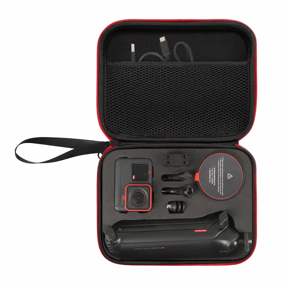 Przenośna torba do przenoszenia na Insta 360 Ace Pro 2, torba organizerska o dużej pojemności, torba na aparat, kopertówka, ze smyczą ochrona podróży, torba do przechowywania aparatu, akcesoria,