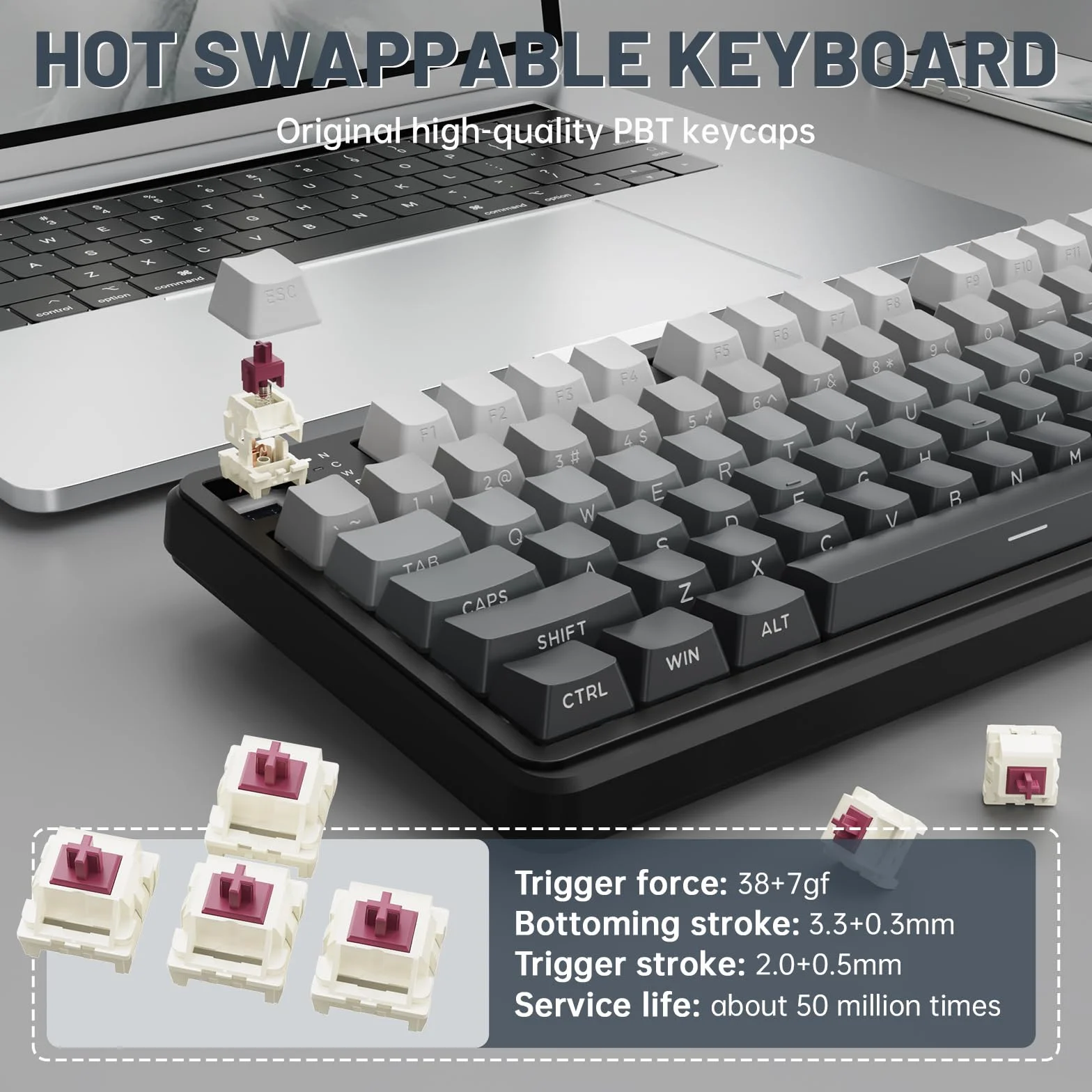 MAMBASNAKE X98 Gaming Keyboard Night Black