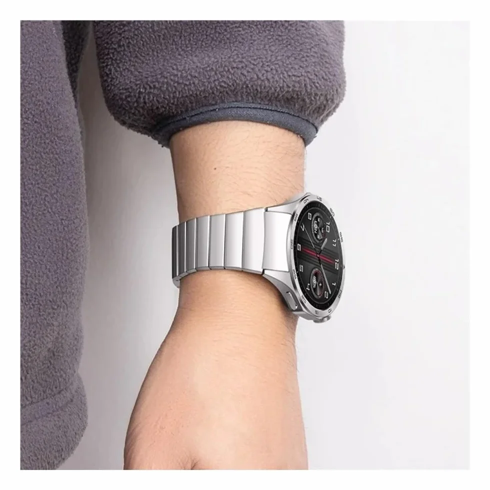 Pasek metalowy No Gap pasujący do inteligentnego zegarka for Huawei Watch GT4 46 mm Wymienna opaska na nadgarstek pasująca do stalowego paska for Huawei Watch GT 4 46 mm