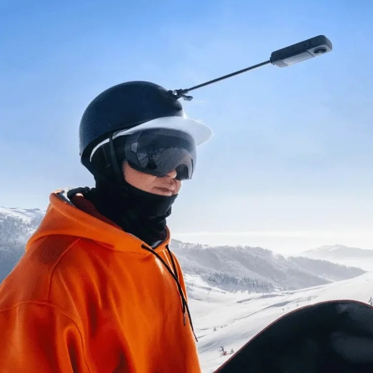 Insta360 Zestaw śnieżny, uchwyt na kask, pasek na klatkę piersiową, pręt przedłużający