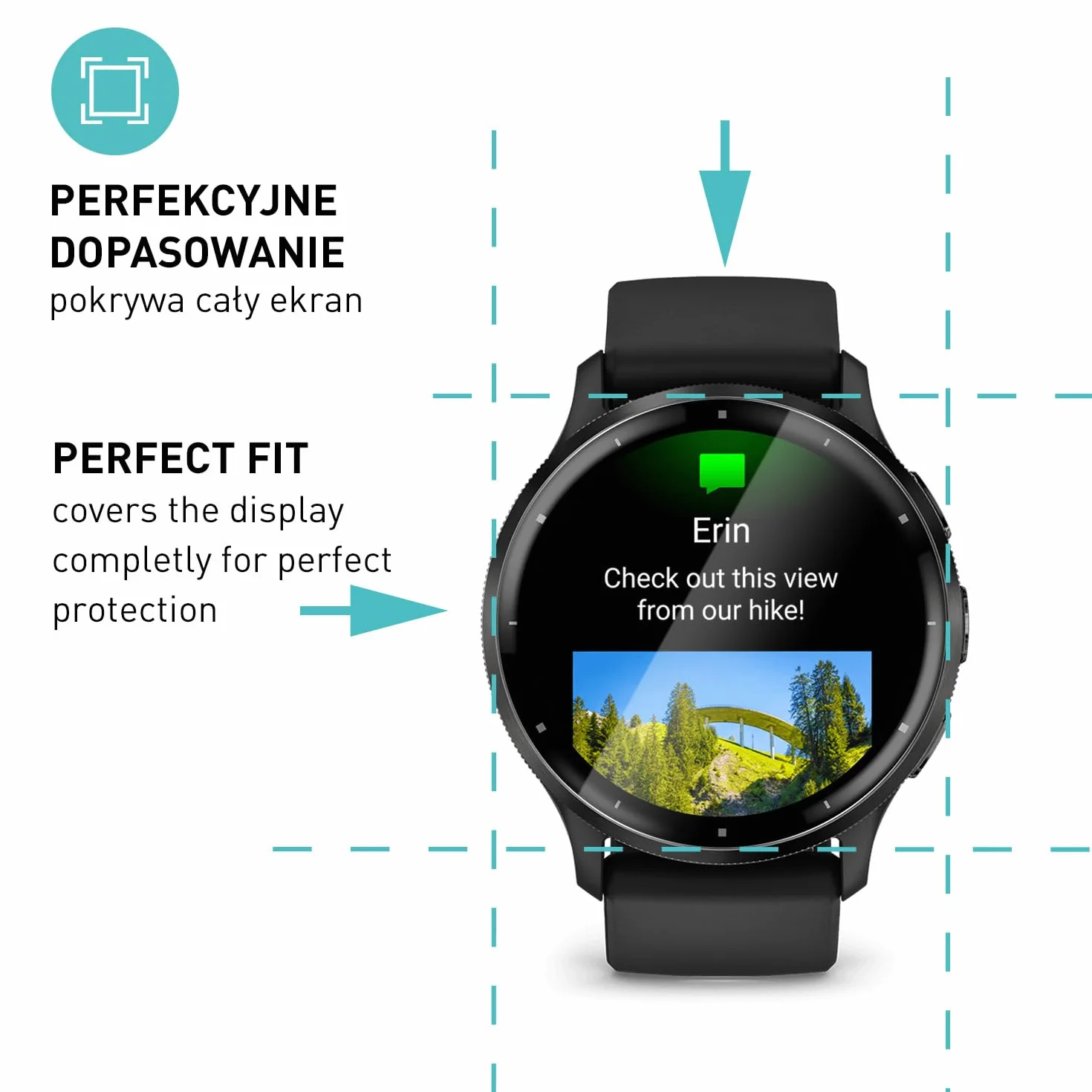 smartect Folia Ochronna TPU [3 Sztuki, Clear] dla Garmin Venu 3, Zakrywa cały wyświetlacz, Ochraniacz Ekranu bez Pęcherzyków, Bez Odcisków palców