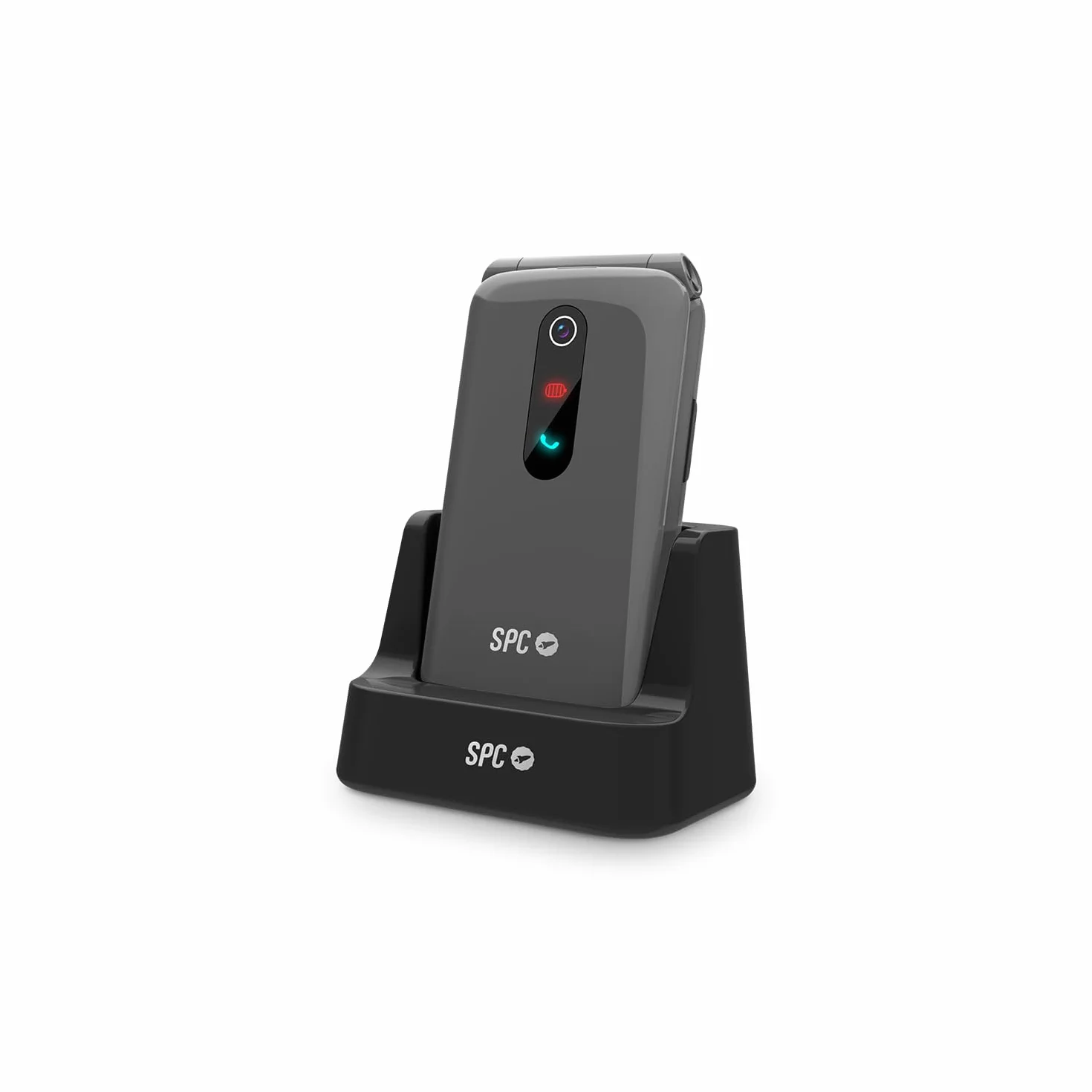 SPC Stella 3 – 4G telefon komórkowy dla seniorów z klapką | menu i duże przyciski | przycisk połączenia alarmowego, zdalna konfiguracja, kompatybilny z aparatami słuchowymi i głośnością 103 dB |