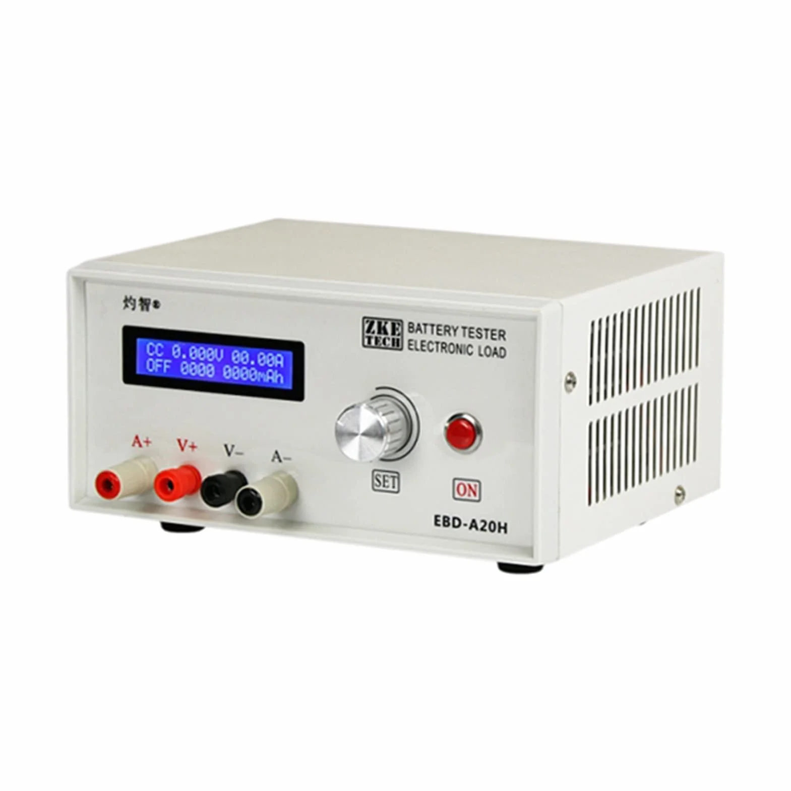 EBD-A20H. Ładowanie elektroniczne Pojemność baterii Zasilanie Zasilanie Tester Urządzenie Urządzenie Rozładowanie Miernik Dodnik do testowania baterii