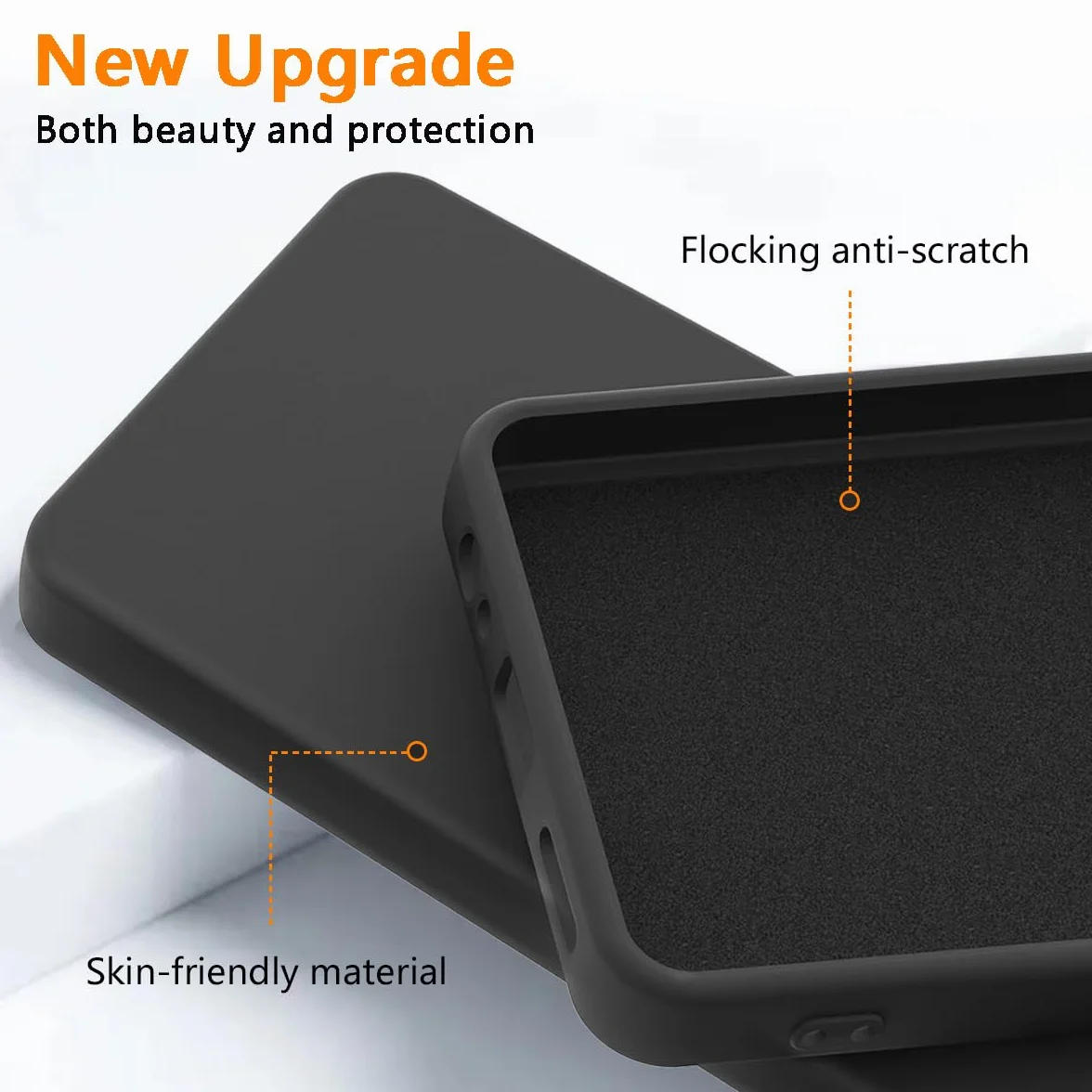 Etui Bumper do Motorola Edge 60 Pro/Moto Edge 60 Pro, pokrowiec ochronny przeciw odciskom palców, odporny na wstrząsy miękki pokrowiec na telefon odporny na wstrząsy i łatwy do czyszczenia
