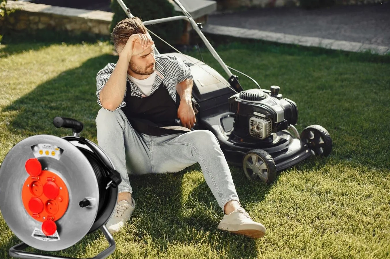 MOCNY PRZEDŁUŻACZ BĘBNOWY METALOWY NA BĘBNIE OGRODOWY BUDOWLANY 50m 3x2,5MM