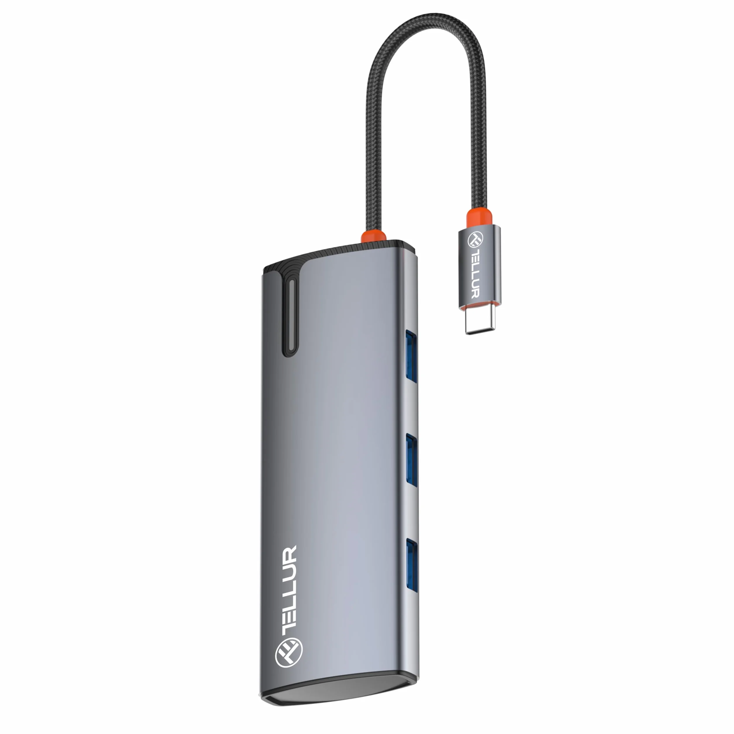 Tellur Hub USB-C, PD 3.0 100 W, HDMI, 3X USB 3.0