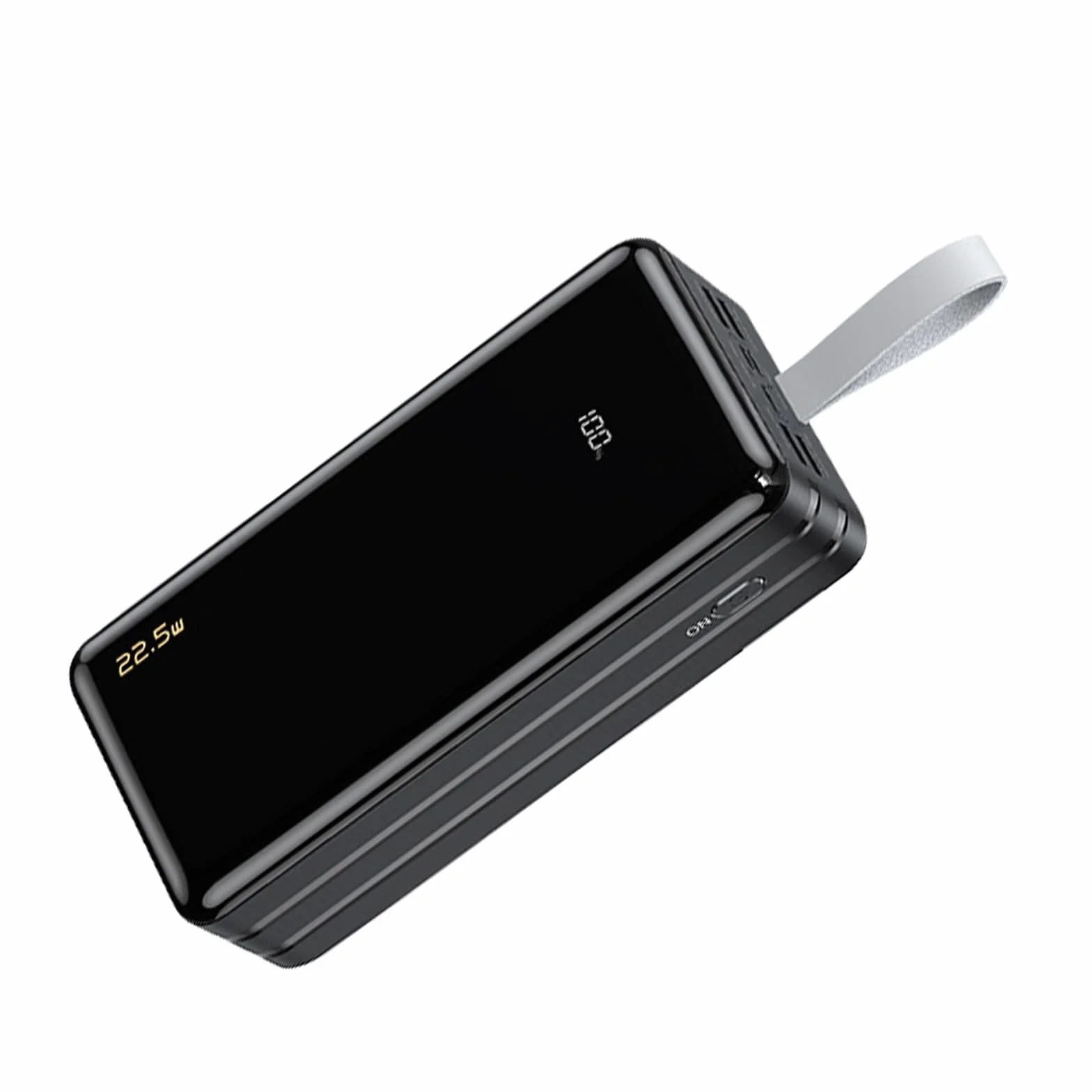 Przenośna ładowarka Power Bank 60000 mAh, duża pojemność, akumulator 22,5 W, super szybkie ładowanie, 4 urządzenia jednocześnie, do smartfonów, tabletów, konsol do gier (czarna)
