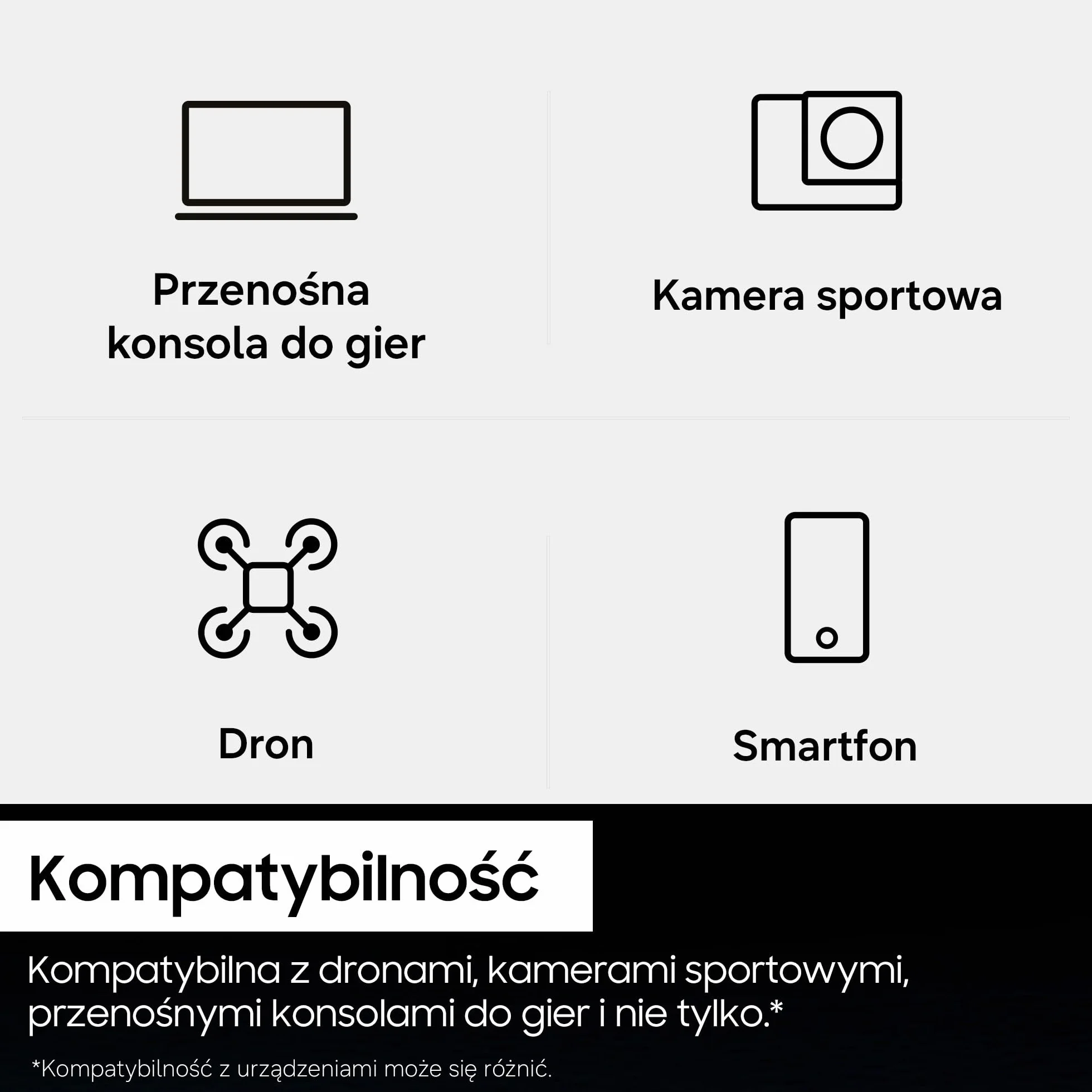 Karta microSD Samsung T9, 128 GB, karta pamięci do dronów, kamer sportowych i kamer 360°, UHS-I U3, Full HD i 4K UHD, odczyt 200 MB/s, zapis 130 MB/s, MB-MH128TB/WW