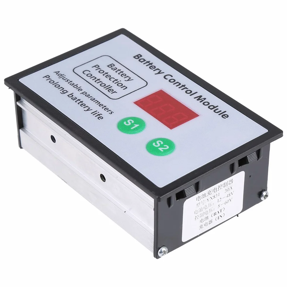 CNC 5-60 V Batterieladekontrollermodul Unterspannungssteuerung Lithium-Batterieladegerät-Steuermodul