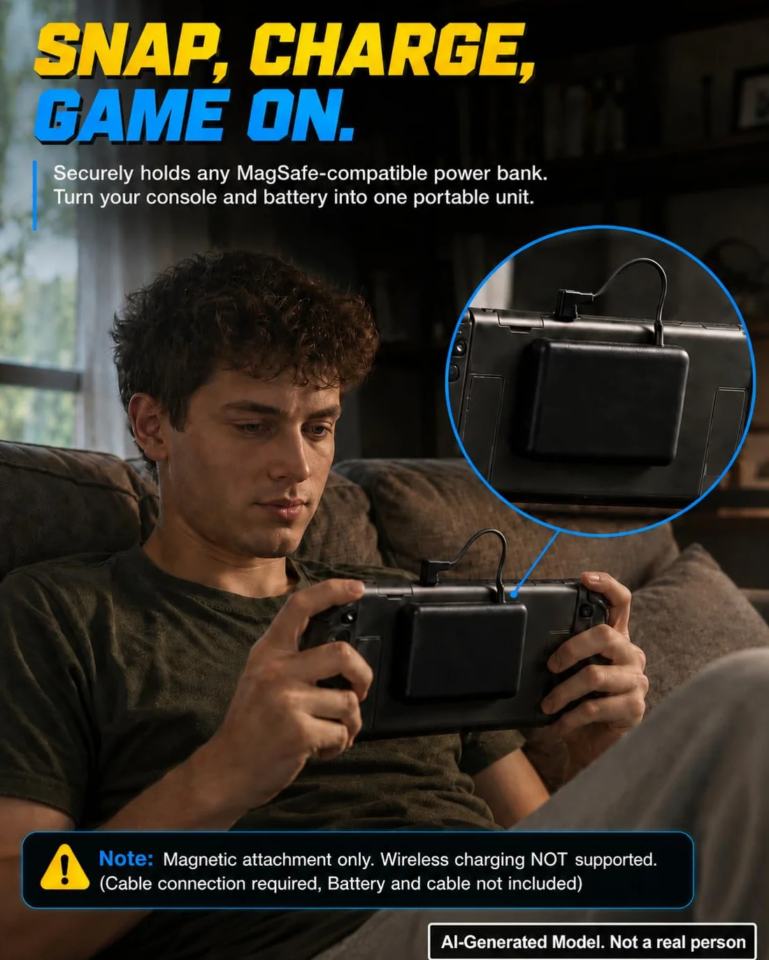 iVoler 5-w-1 Magnetyczne etui na Nintendo Switch 2 (2025), w pełni DOCKABLE, Split-Design, Full Protection Ergonomiczna Odporna na zarysowania TPU i folia ze szkła hartowanego