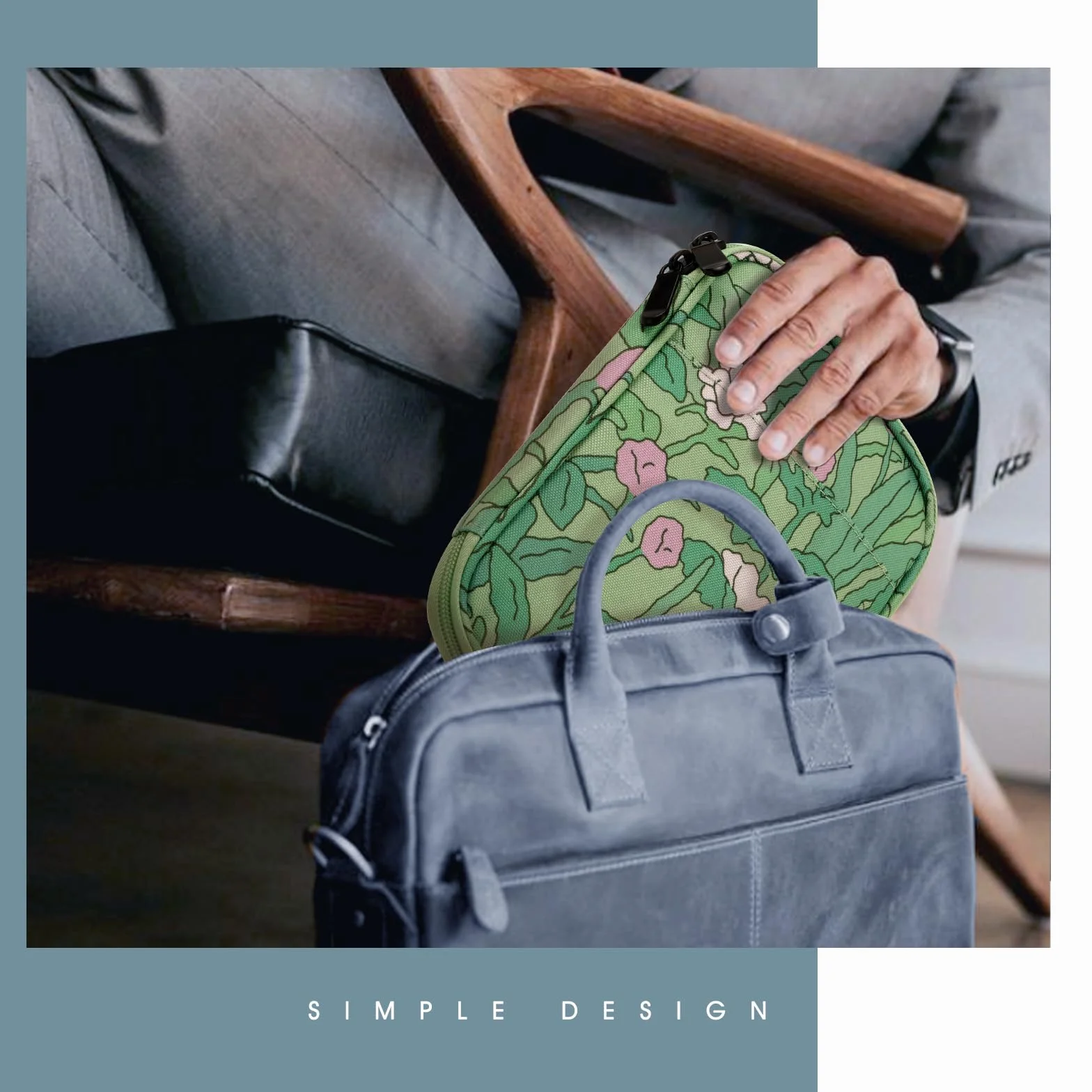 TiMOVO 6-7 Inch Tablet Sleeve for All-New Kindle Paperwhite and Kindle Colorsoft Signature Edition, Protective Sleeve Cover Case with Pocket for Kindle E-Reader/Kindle Oasis, Green Flower