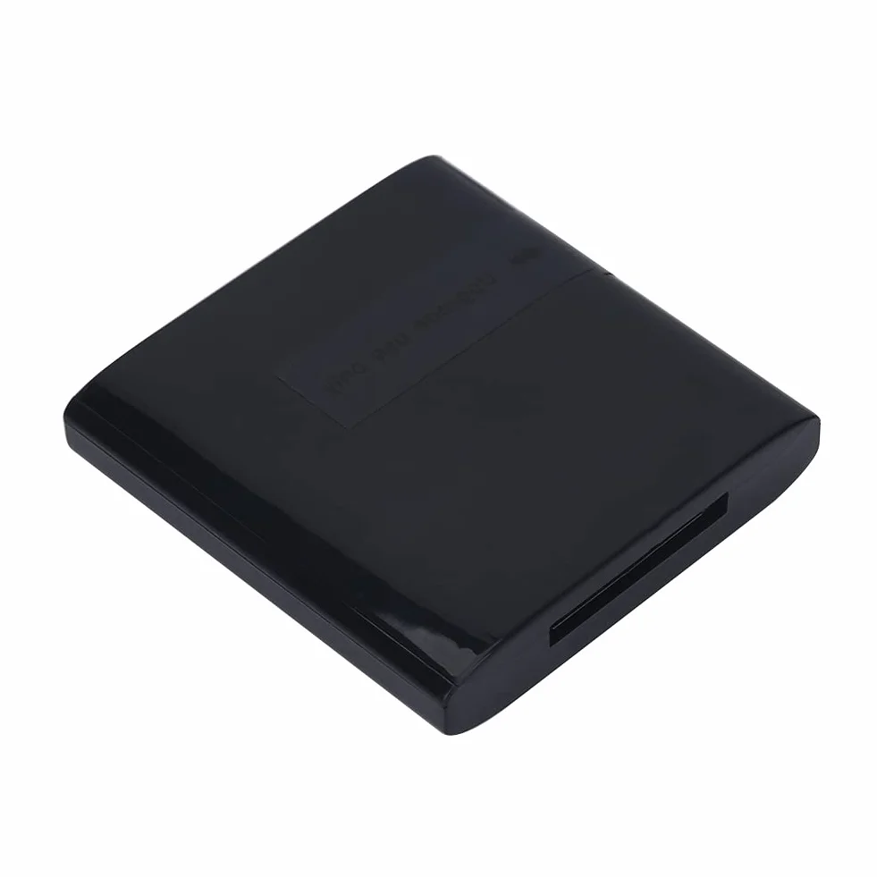 Odbiornik Muzyczny Bluetooth, 30-pinowy Adapter Odbiornika Audio Odległość Transmisji 10m Odbiornik Bluetooth Urządzenie Obsługujące z A2DP Stereo Bluetooth(czarny)