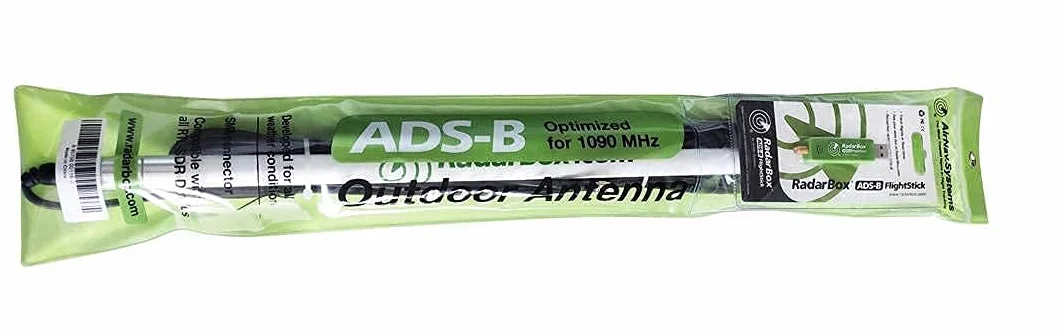 AirNav ADS-B 1090 MHz antena zewnętrzna ze złączem SMA i pakietem radarBox FlightStick