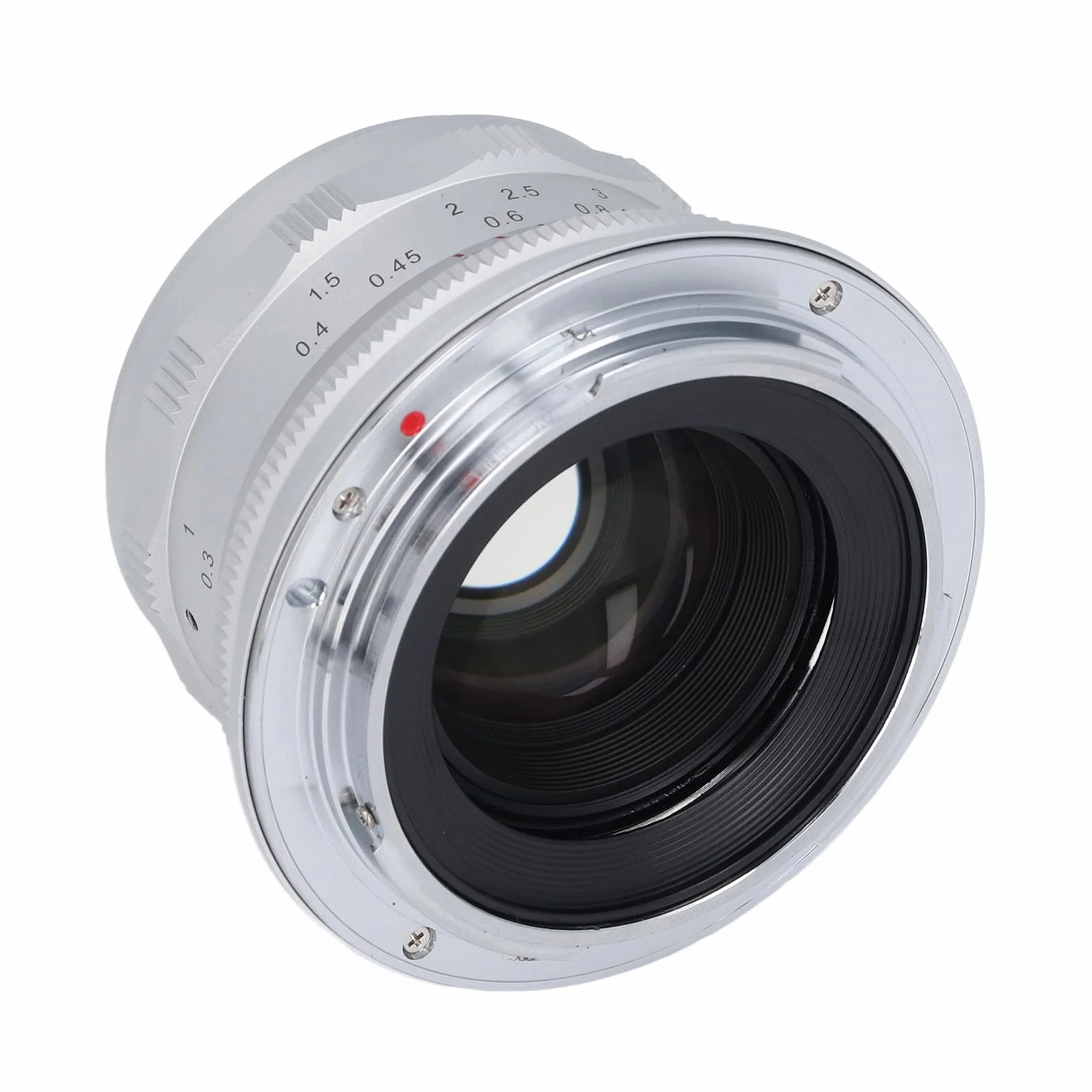 Cosiki Obiektyw Aparatu 35 Mm, Pełna Rama Soczewka o Stałym Ognisku łatwa Instalacja do Mocowania RF dla R6Mark II R50 R100 (WHITE)