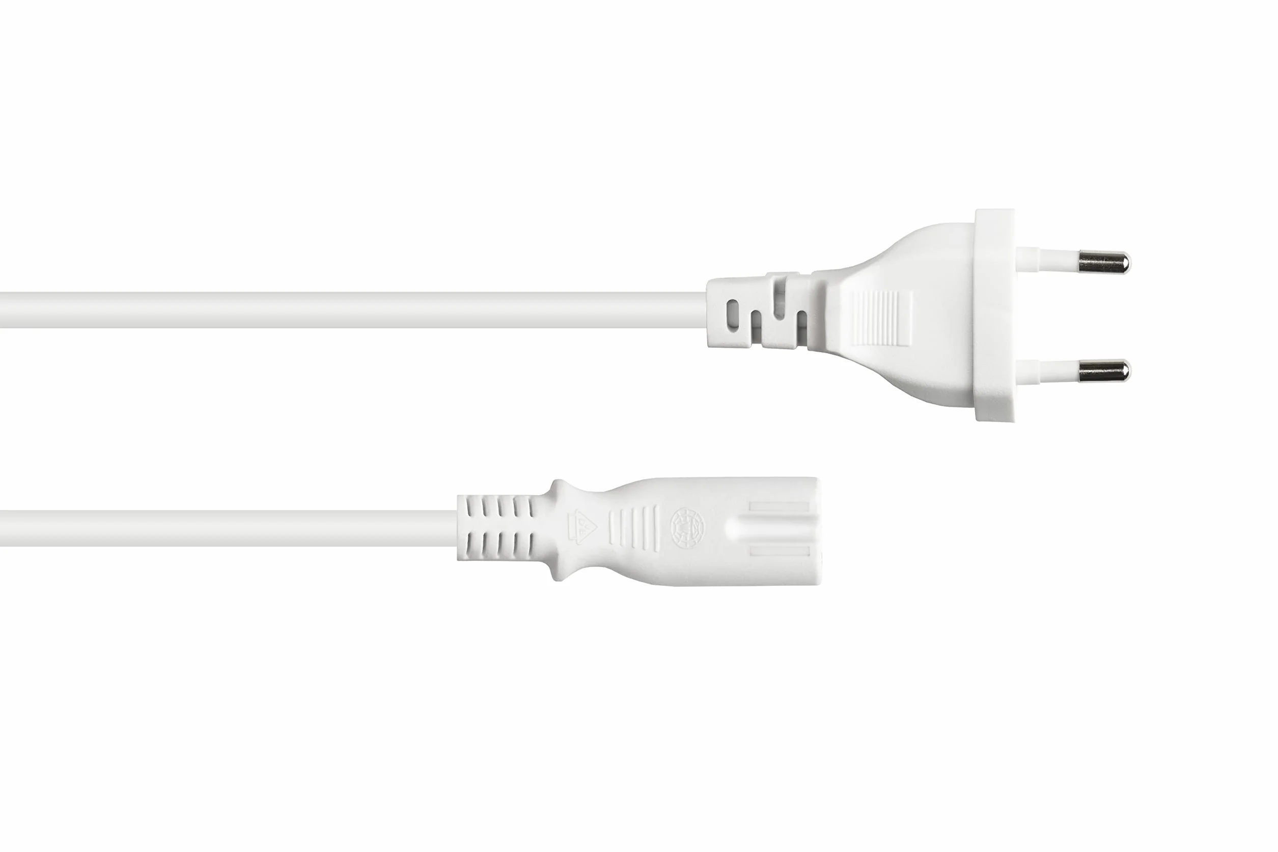 Good Connections EURO przewód zasilający - 7,5 m - wtyczka euro typu C (prosta) do gniazda C7/Euro 8 (prosta) - przewód miedziany - 0,75 mm² - kabel zasilający do telewizora, konsoli, radia,