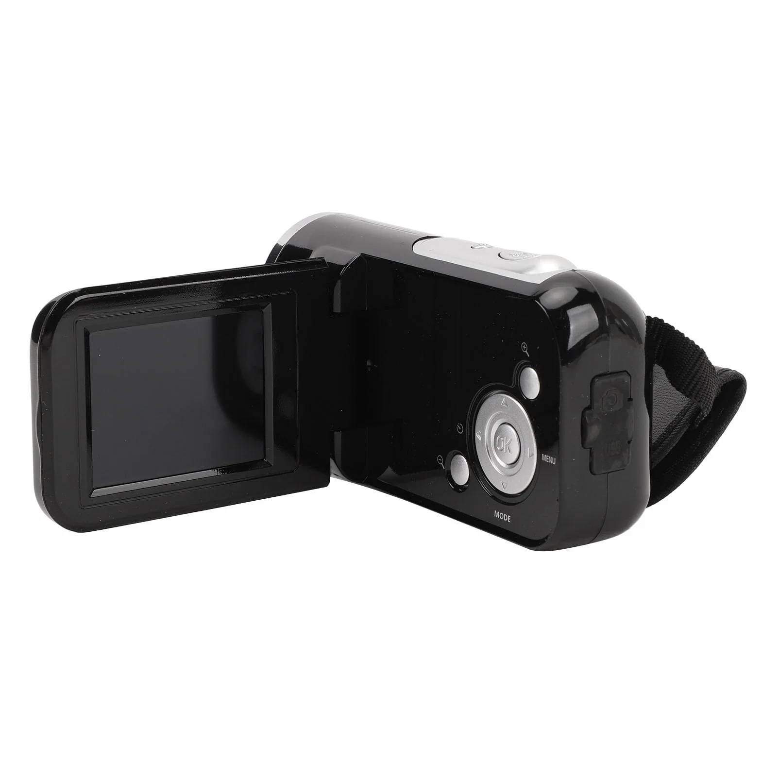 D22 Kamera Wideo FHD 16 MP 1080 P z 16-krotnym Zoomem Cyfrowym, Obrotowy Ekran 2,0 Cala, Cyfrowa Handycam Przeciwwstrząsowa z Gwintem 1/4 Cala do Vlogowania