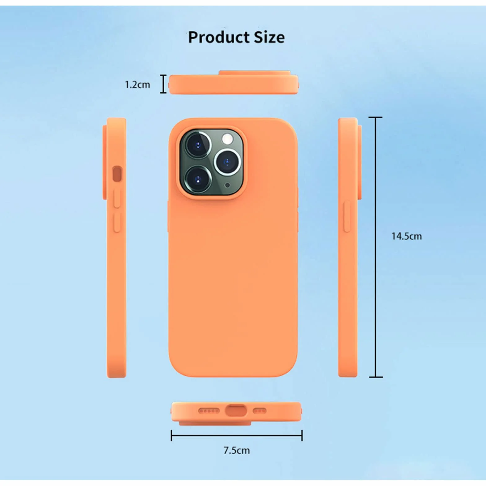 Etui do iPhone'a 14/14 Pro/14 Plus/14 Pro Max, silikonowe, przezroczyste, odporne na żółknięcie, ulepszone, solidne, z odporne na wstrząsy etui, fioletowe, 14 Plus 16,7 cala