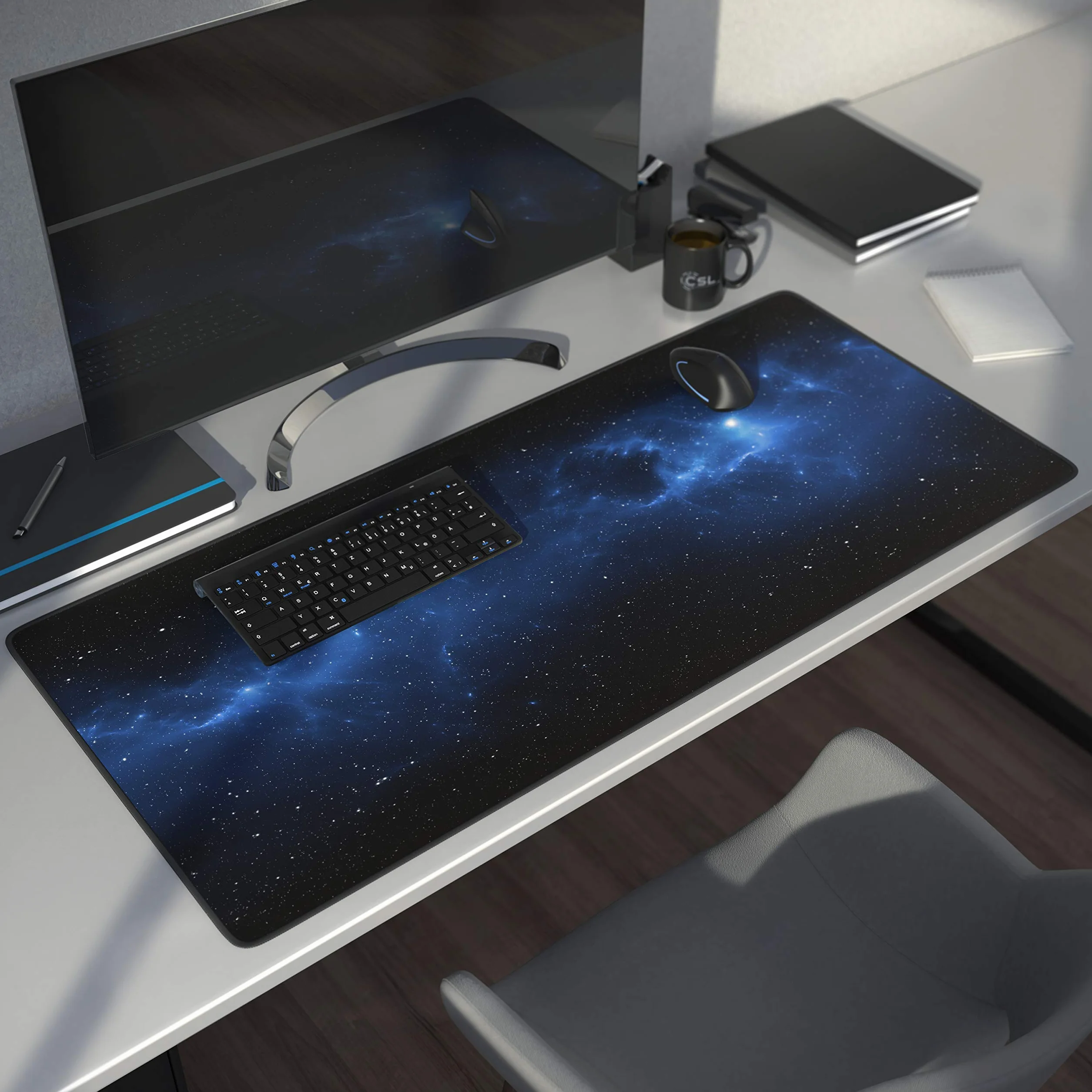 Csl-Computer 7230369572 Podkładka do Myszki, Wielokolorowy, XXL