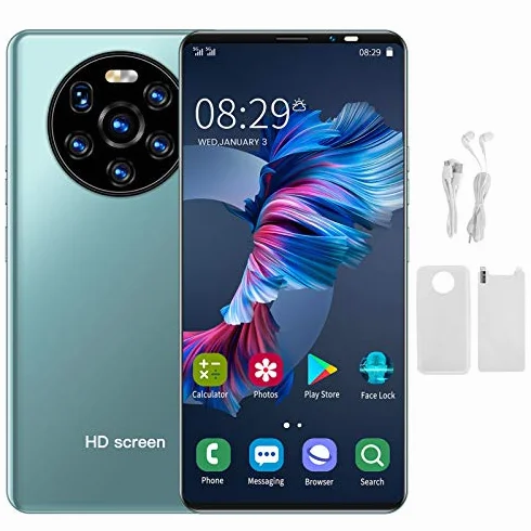 Odblokowany telefon komórkowy Mate40 Pro,dla Androida 6 5,45 cala HD Full Screen Dual SIM 3G Smartphone,dwurdzeniowy procesor,1GB+8GB,bateria 2200mAh,podwójne kamery,rozpoznawanie twarzy(Zielony)