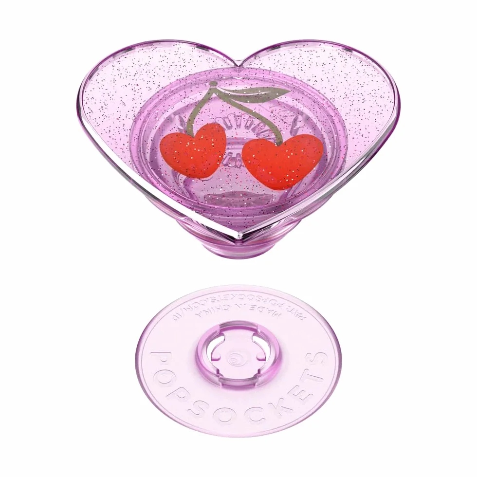 PopSockets : Uchwyt na telefon z rozszerzającą się podpórką - Cukrowa śliwka wiśnia