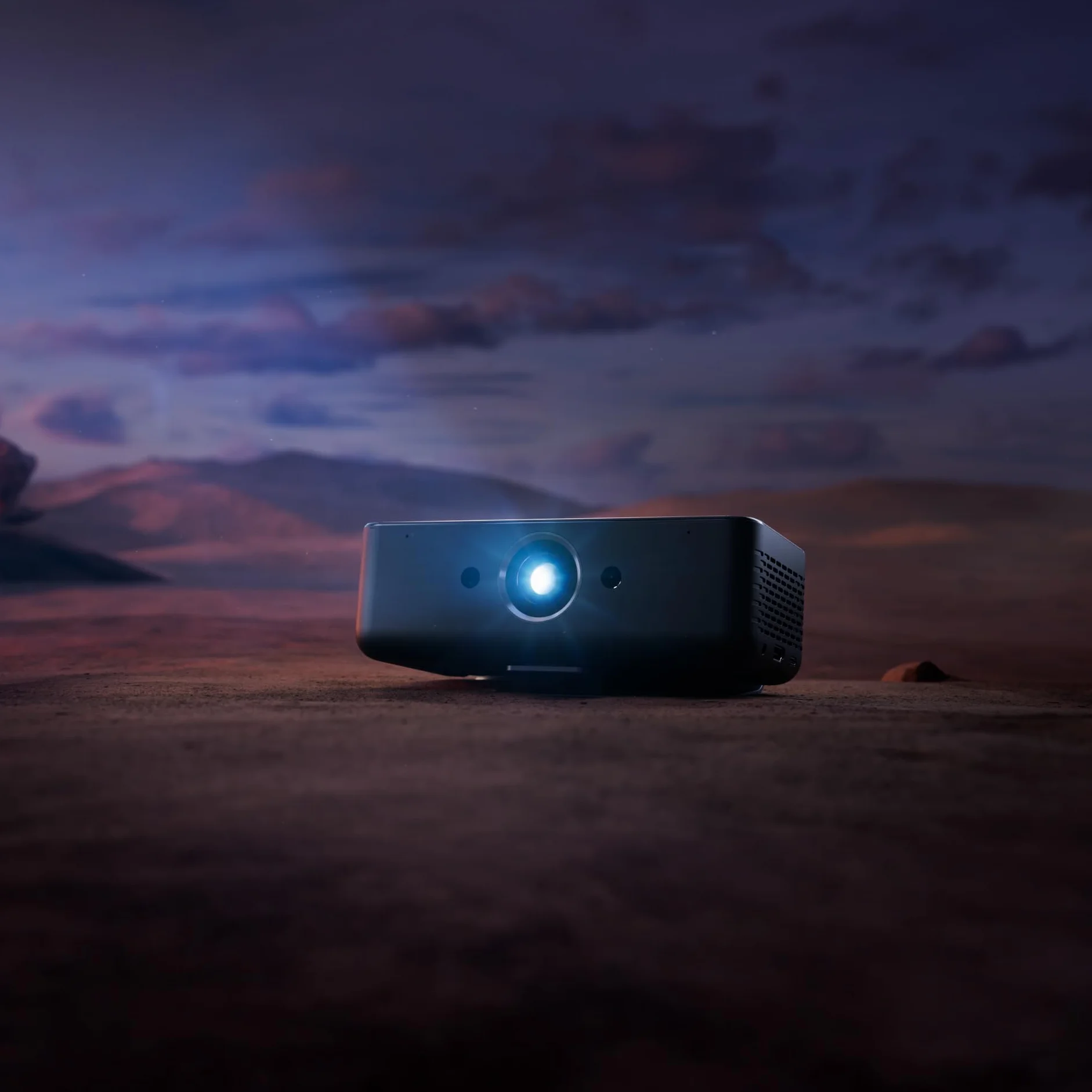 Smart Beamer 4K z pamięcią 64 GB, wbudowany akumulator, ekran dotykowy z systemem Android 12, 5,99", przenośny mini projektor outdoorowy z Netflix, autofokusem i korekcją trapezu, pobieranie aplikacji