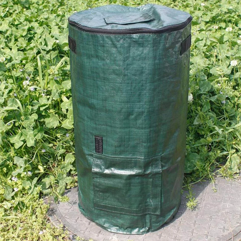Torba na Kompost PE do Ogrodu Pojemnik na Odpady Ogrodowe Wielokrotnego Użytku