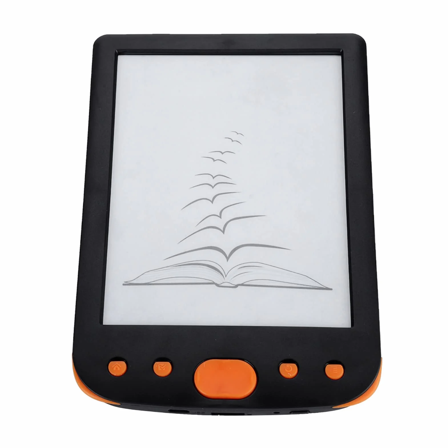 6-calowy Czytnik E-booków, Czytnik E-booków do Czytania Książek do Nauki (ORANGE)