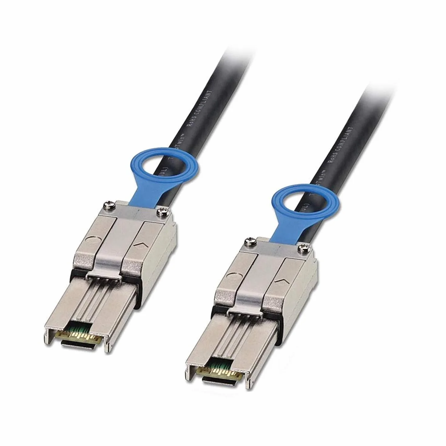 Lindy 33640 Multilanowy kabel zewnętrzny SATA/SAS SFF-8088 do SFF-8088 0,5 m