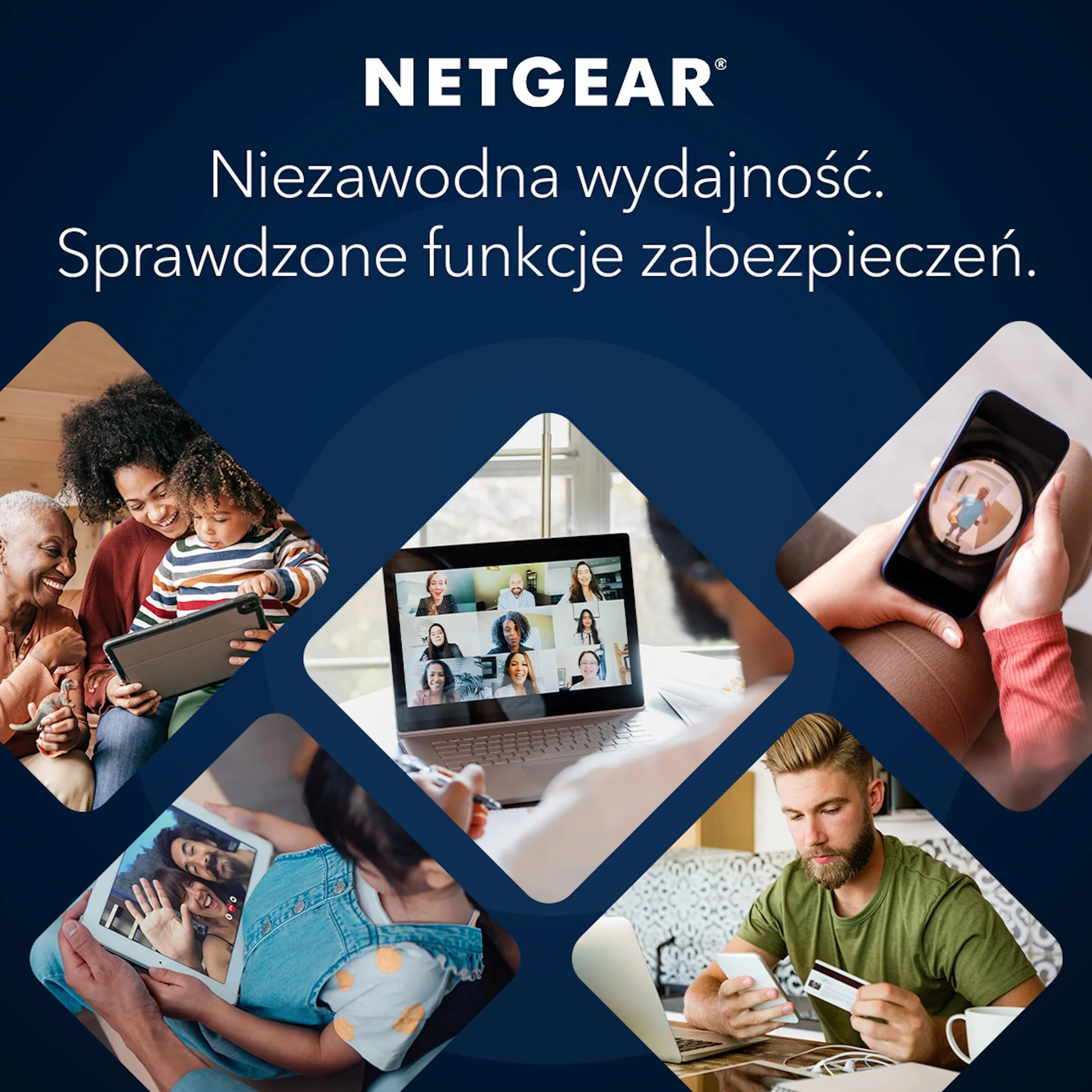 NETGEAR - Satelita Mesh Tri-Band WiFi 7 dodatku do serii Orbi 870 (RBE870) - kompatybilny z Orbi RBE872 i RBE873 - funkcje bezpieczeństwa, zasięg do 200 m2 - standard BE21000 802.11be (do 21 Gb/s)