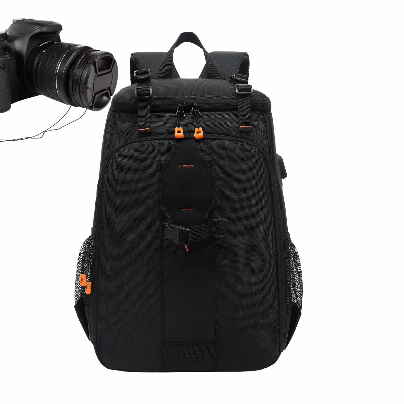 Plecaki dla fotografów Pojemny plecak wielofunkcyjny z przegrodą na laptop | Przedmiot osobisty Dla mężczyzn, podróże, outdoor, wędrówki, przygoda, dron, praca, szkoła