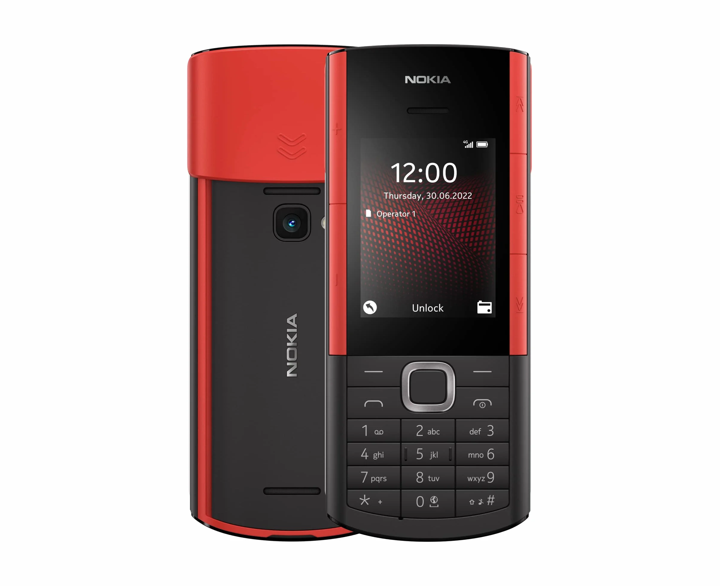 Nokia 5710 Xpress Audio z wbudowanymi bezprzewodowymi słuchawkami dousznymi, odtwarzaczami MP3, radiem FM, przyciskami szybkiego wyboru muzyki, duża bateria – czarna