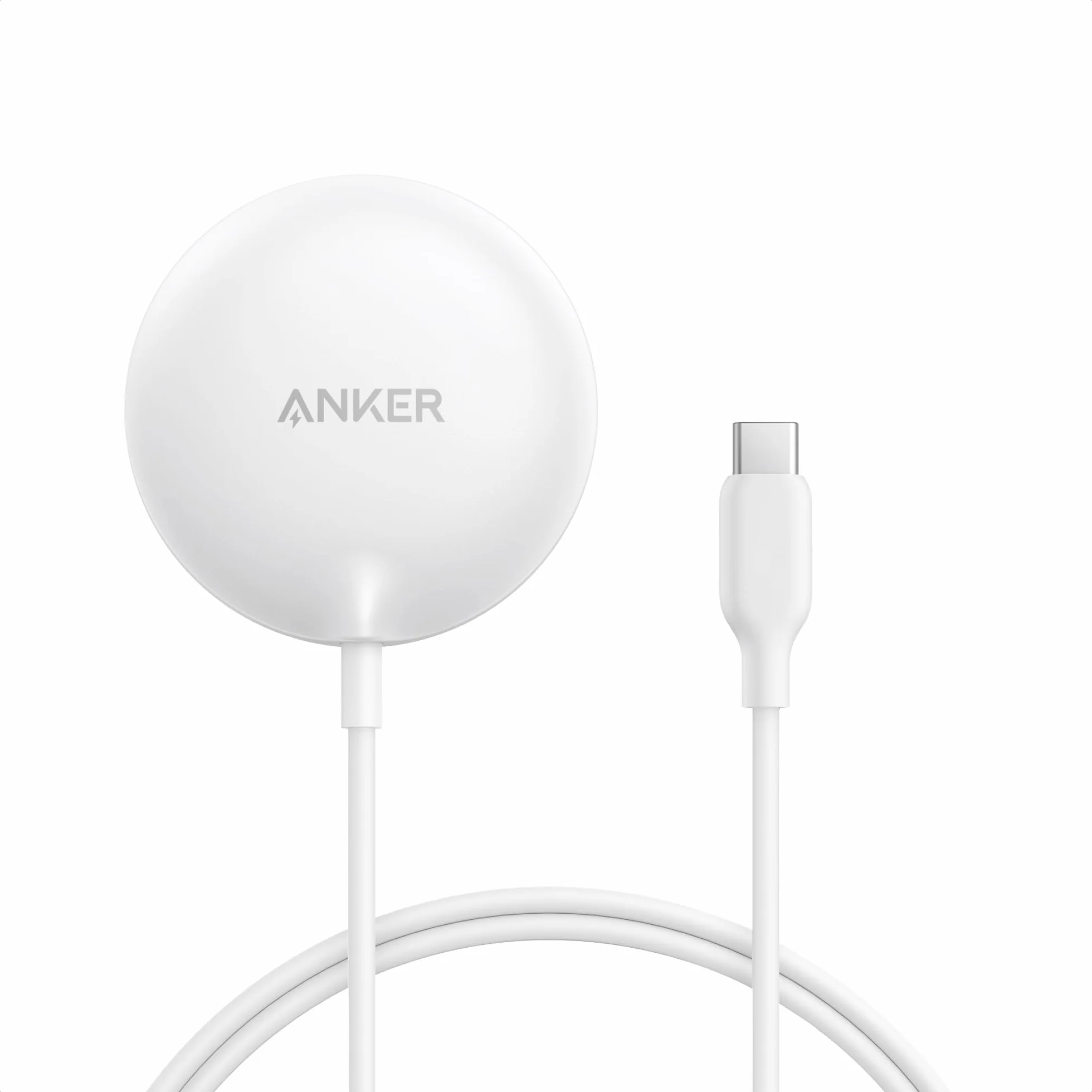 Magnetyczna podkładka ładująca Anker Zolo, certyfikowana Qi2, 15 W, kompatybilna z MagSafe, do iPhone'ów serii 17/16/15/14/13, AirPods itp. (nie do urządzeń Pixel, bez zasilacza)