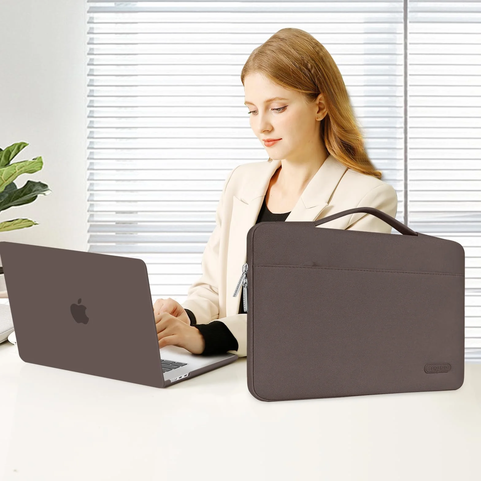 MOSISO Etui kompatybilne z MacBook Air 38.1 cm M5 M4 M3 M2 2026 2025-2023 A3448 A3241 A3114 A2941 Chip, ochronna twarda obudowa i pokrowiec, skóra klawiatury, osłona ekranu i osłona kamery