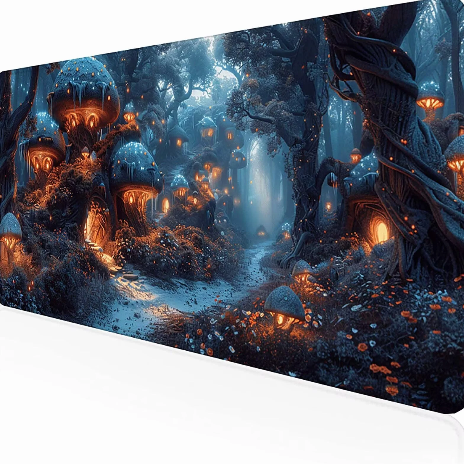 Podkładka pod mysz dla graczy 1500 x 800 mm, podkładka pod mysz dla graczy, ze szwanymi krawędziami, wodoodporna, antypoślizgowa, gumowa podkładka na biurko, akcesoria do gier, laptopa, prezenty I-R