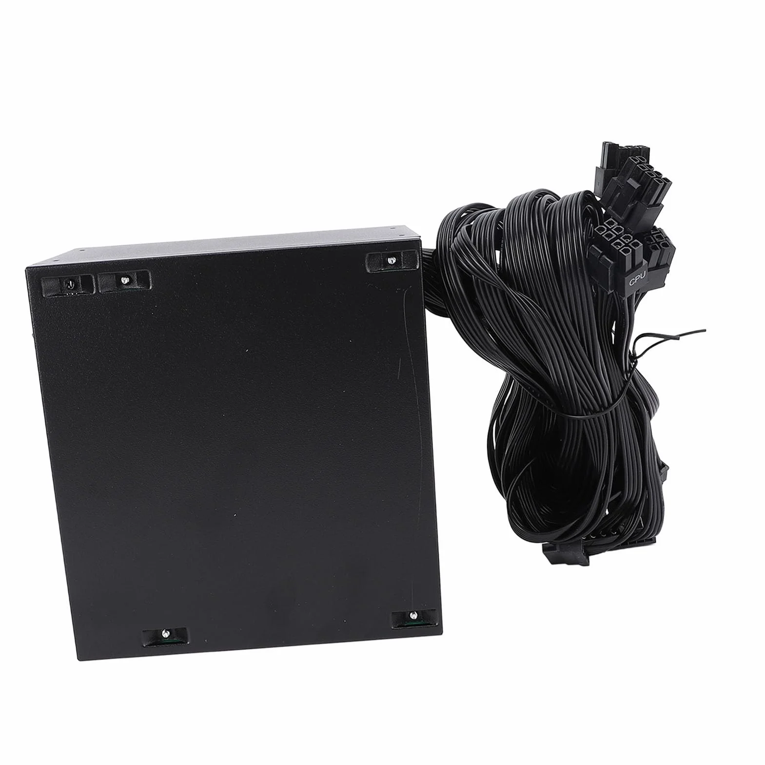 Generic Zasilacz Komputerowy o Wydajności ponad 80% Aktywny Zasilacz ATX 700 W do Gier, Stop Aluminium W Kolorze Czarnym, Płyta Główna 24-pinowa, Odpowiednia dla Graczy