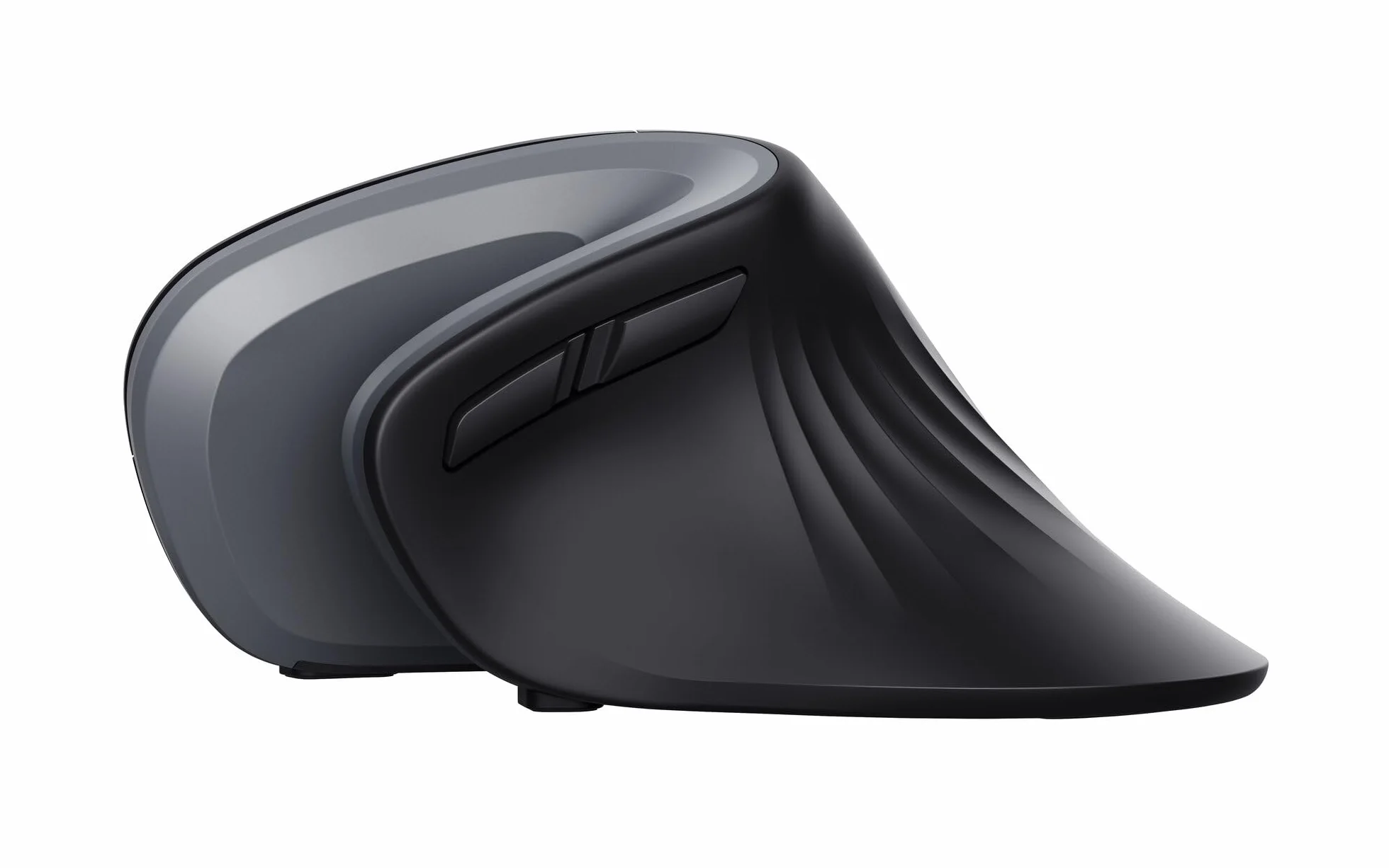 Trust Verro Ergonomiczna mysz radiowa, kąt pionowy 60°, zapobiega ramieniu myszy/łokciu tenisisty (RSI), 800-1600 DPI, 6 przycisków, bezprzewodowa mysz pionowa do komputera i laptopa – czarna