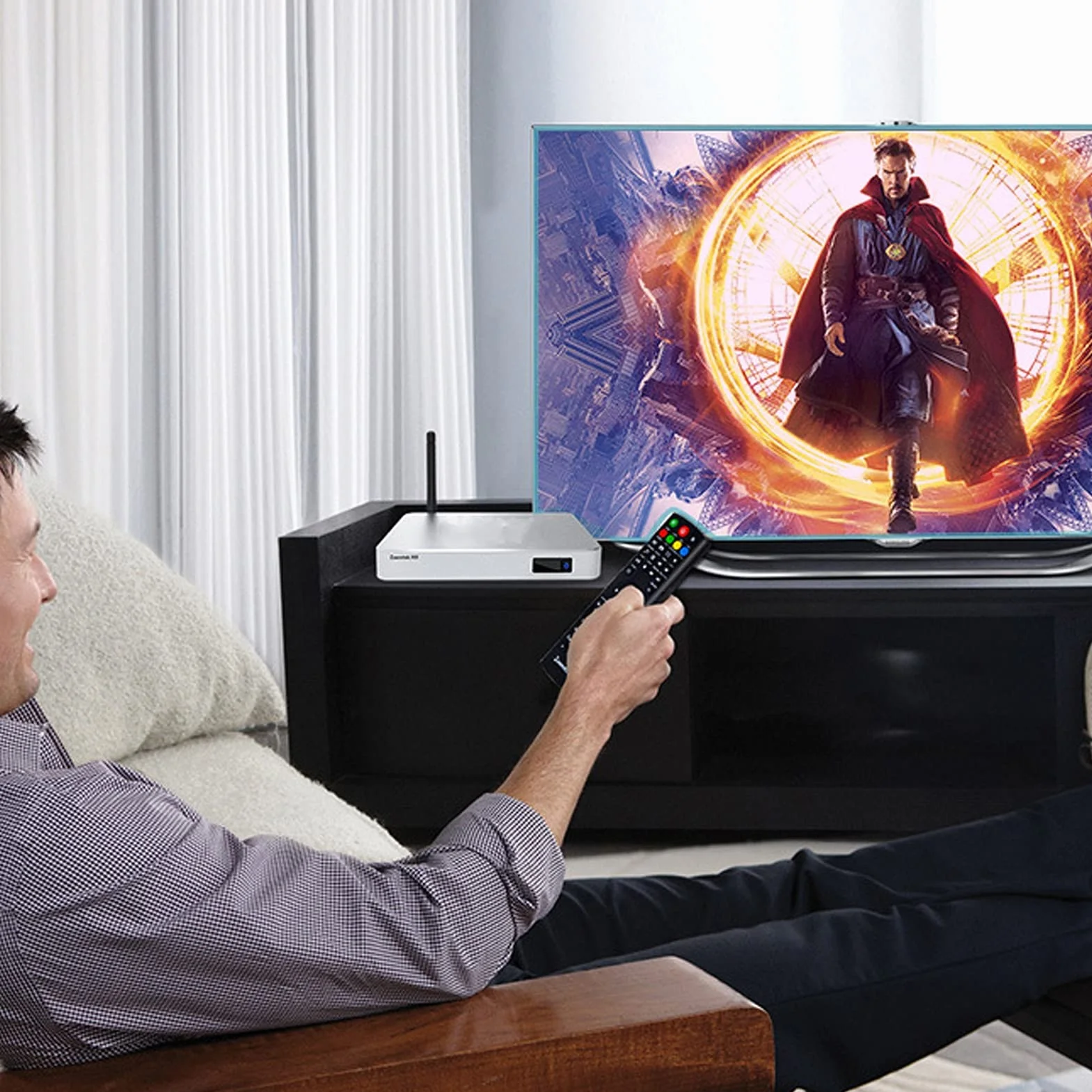 49-75 cali ochrona ekranu przed oślepianiem, filtr przeciwodblaskowy do ekranu telewizora - bez odcisków palców, do LCD, LED, 4K OLED i QLED HDTV, 49" 1084 * 610