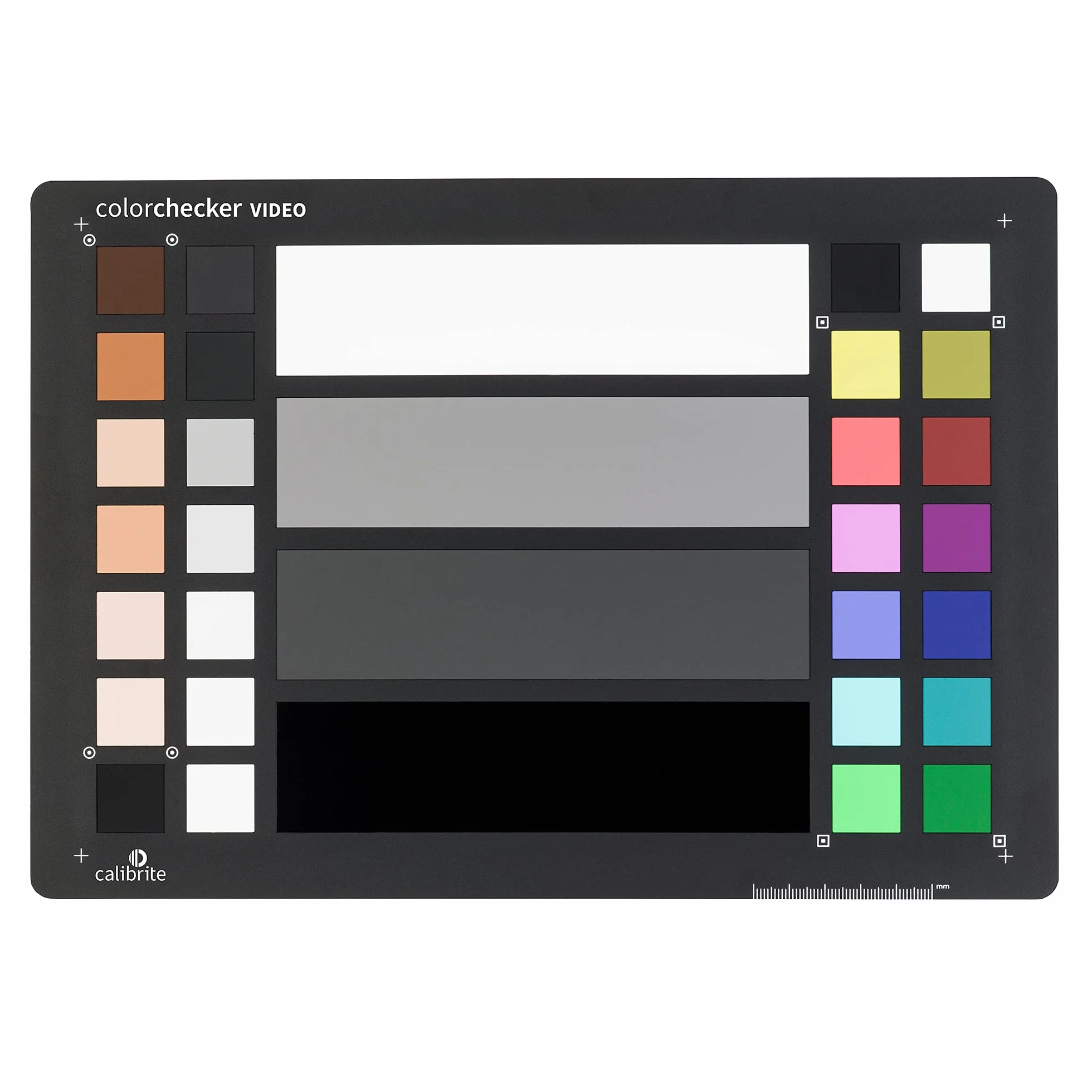 Calibrite ColorChecker Video: mapa kolorów do kalibracji kolorów i korekcji podczas edycji wideo, CCVWB, wielokolorowe próbki