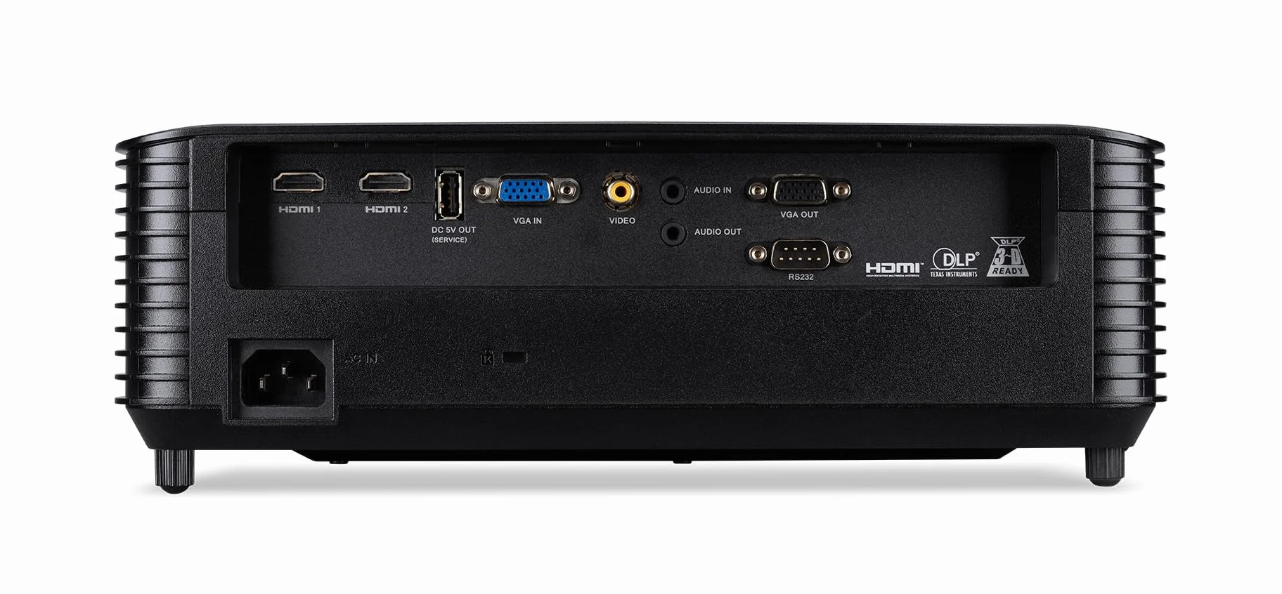 Acer X1328AF DLP projektor HD (1280 x 800 pikseli) 5000 ANSI lumenów, kontrast 20 000:1, 3D, Keystone, 1 x głośnik 3 W, HDMI, czarny, kino domowe