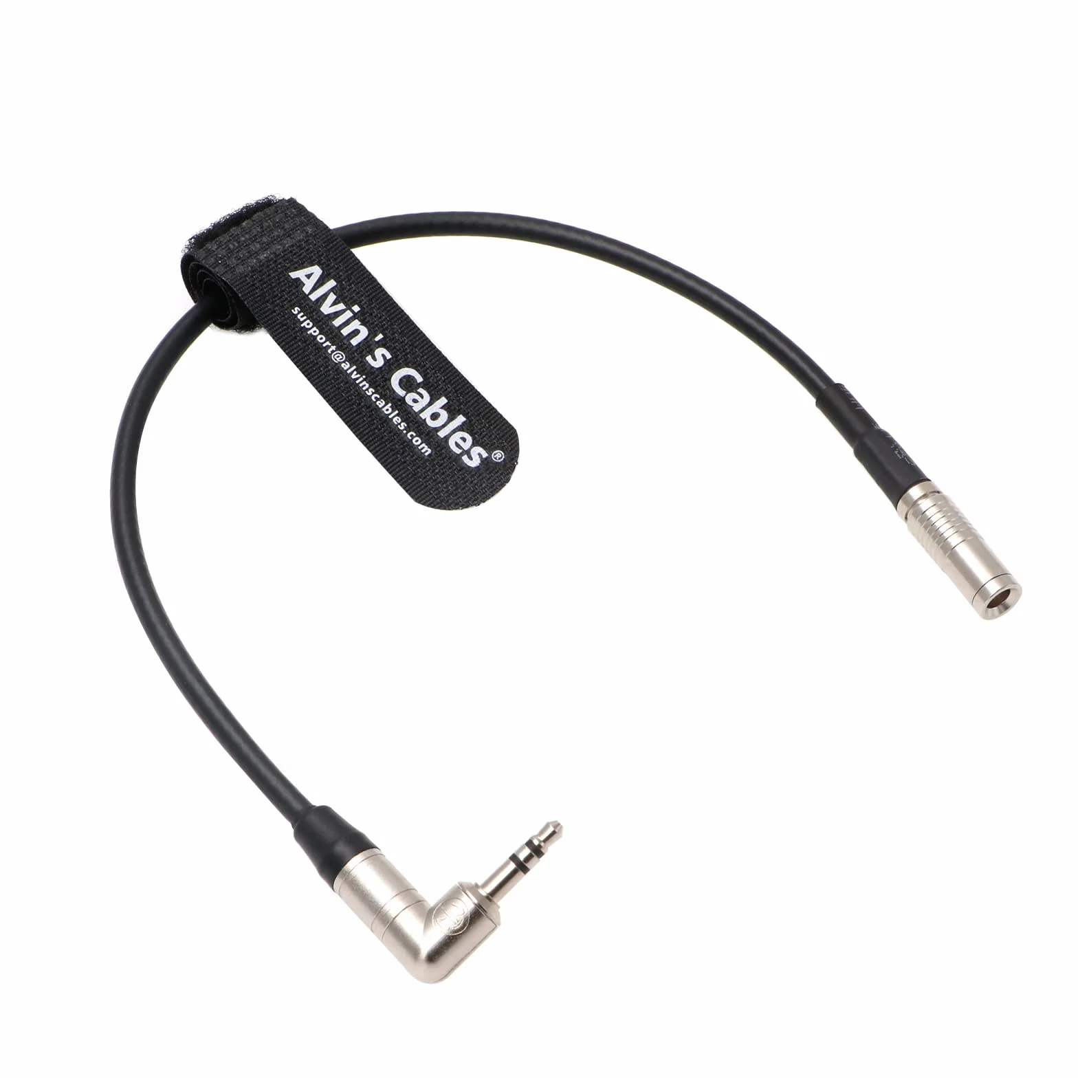 Kabel z kodem czasu do Canon R5C DIN 1.0/2.3 do 3,5 mm TRS 90 stopni kabel z kodem czasowym kompatybilny z kablami synchronizacji macek Alvin
