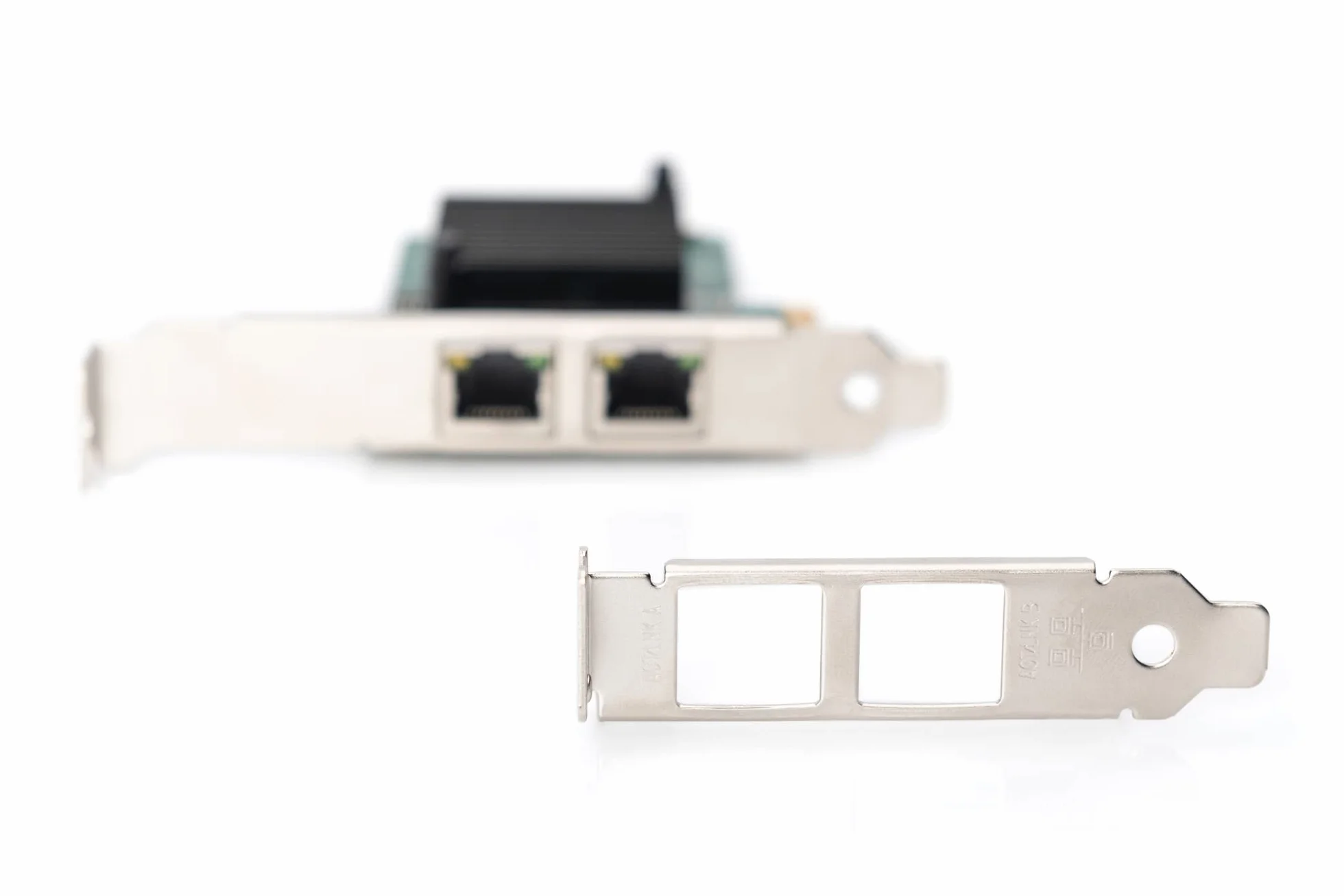 DIGITUS Karta sieciowa Gigabit PCIe – 2-portowa RJ45 - Layer-2 - Intel Chipsatz 82575EB - 1-GBit/s - VLAN & Flow-Control