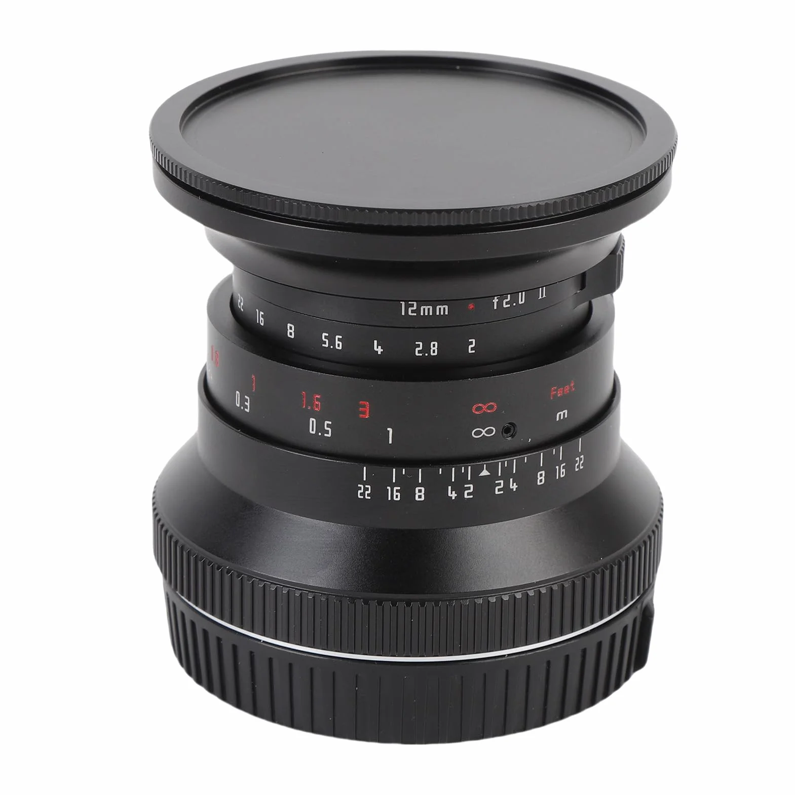 KUIDAMOS Obiektyw Stałoogniskowy 12 Mm F2.0 Z ręczną regulacją Ostrości i dużą przysłoną do Aparatów Z Mocowaniem Z, Najwyższej Jakości Konstrukcja Optyczna do Krajobrazów i Portretów, Idealny do