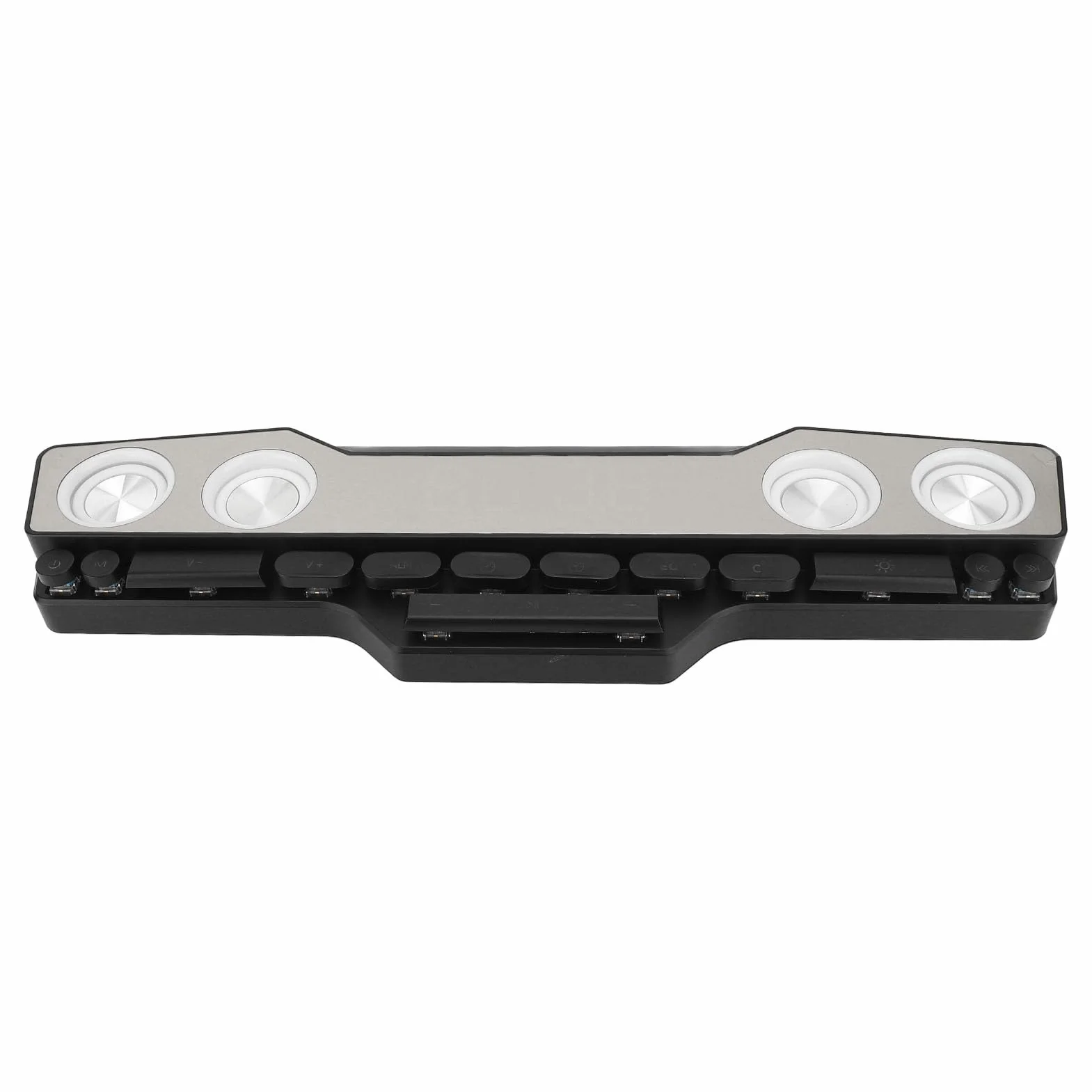 Głośniki do Gier 3600 MAh RGB, Wiele Trybów Odtwarzania Głośnik Komputerowy z Oświetleniem RGB, Unikalny System Głośników Komputerowych w Kształcie Klawiatury do Laptopów PC