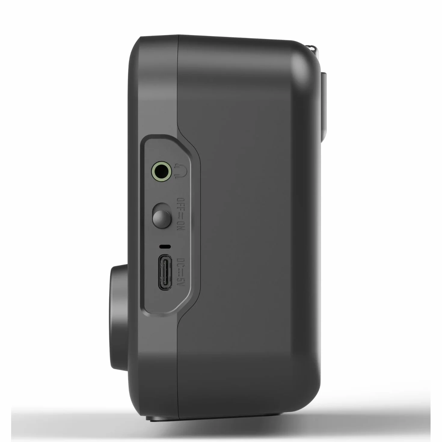 Blaupunkt DR8BK Radio przenośne, Dab+ FM, Bluetooth 5.3, kolorowy wyświetlacz 2,4 cala, bateria USB-C 1800 mAh, podwójny alarm, wyjście słuchawkowe: kompaktowe i lekkie