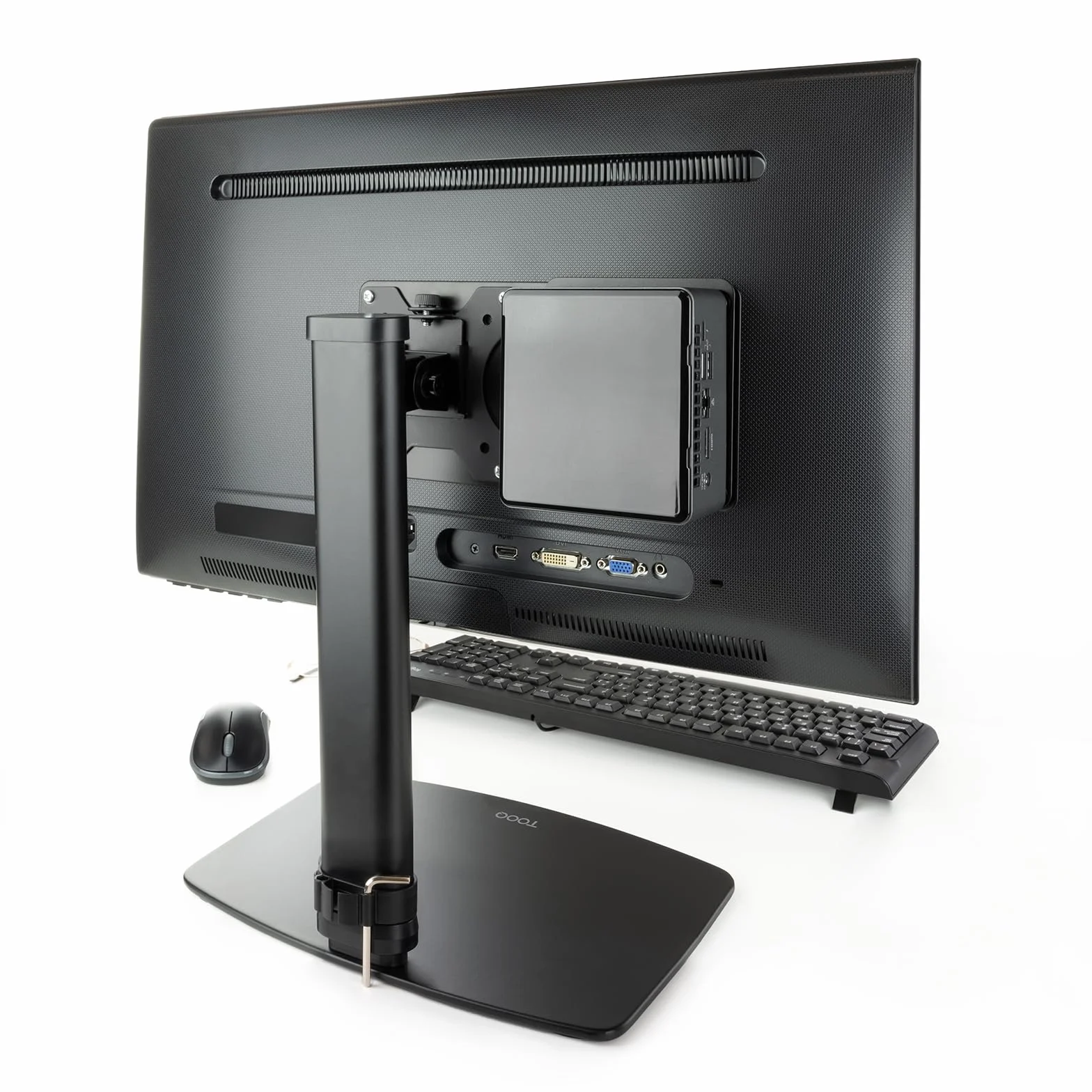 Tooq TCCH0007-B Uchwyt VESA Metaliczny do Mini PC/NUC/Barebone, Kolor Czarny