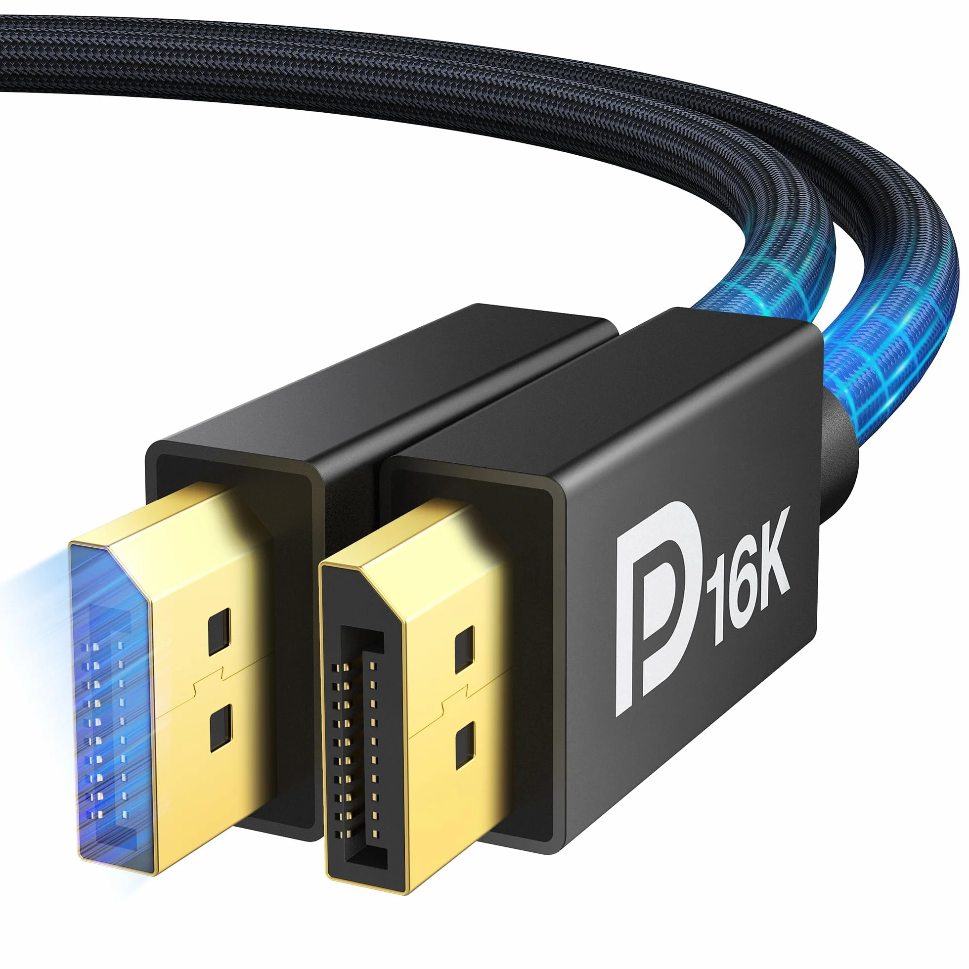 IVANKY Kabel DisplayPort 16K 2.1, certyfikat VESA, DP 16K 60Hz, 8K 120Hz, 4K 240Hz, HDR10, FreeSync, G-Sync